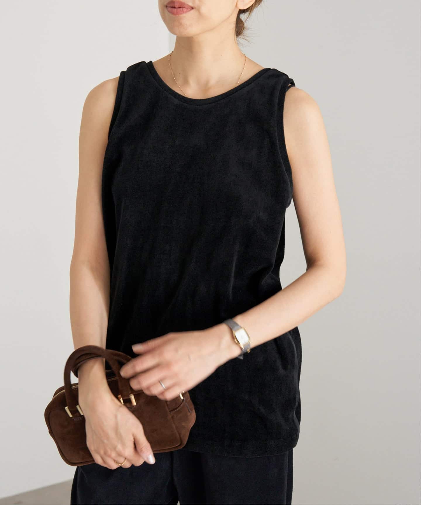 Maison IENAベロアタンクトップ（タンクトップ）｜IENA（イエナ）の