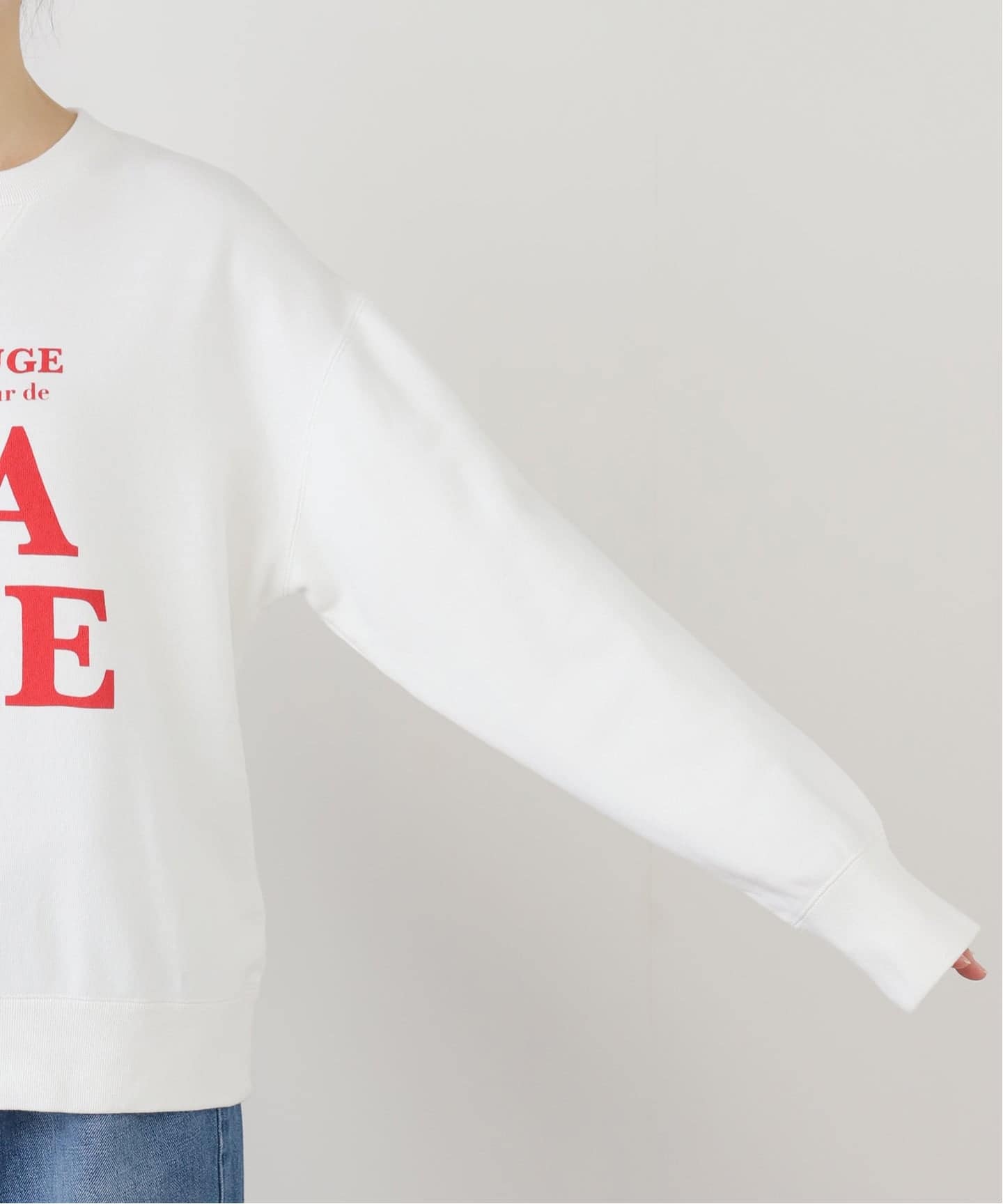 【IENA 16METHODSロゴスウェット トレーナー】 IENA 16METHODSロゴスウェット トレーナー】