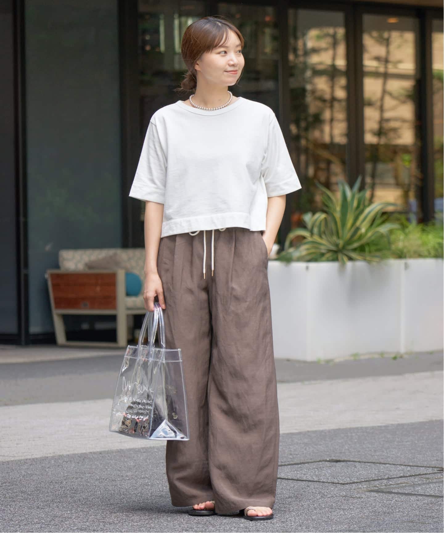 WEB限定/追加》クロップドTシャツ（Tシャツ／カットソー）｜IENA