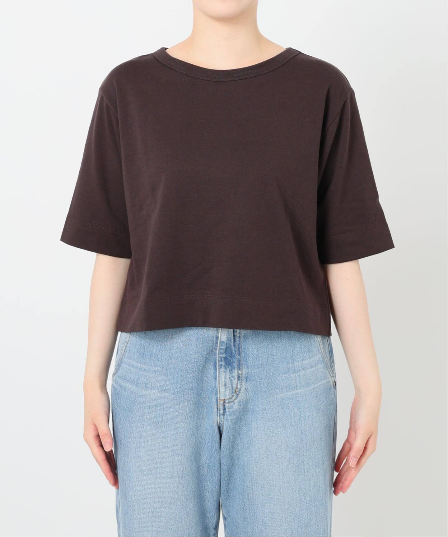 IENA クロップドTシャツ　ホワイト イエナ IENA 《追加予約》クロップドTシャツ （ホワイト