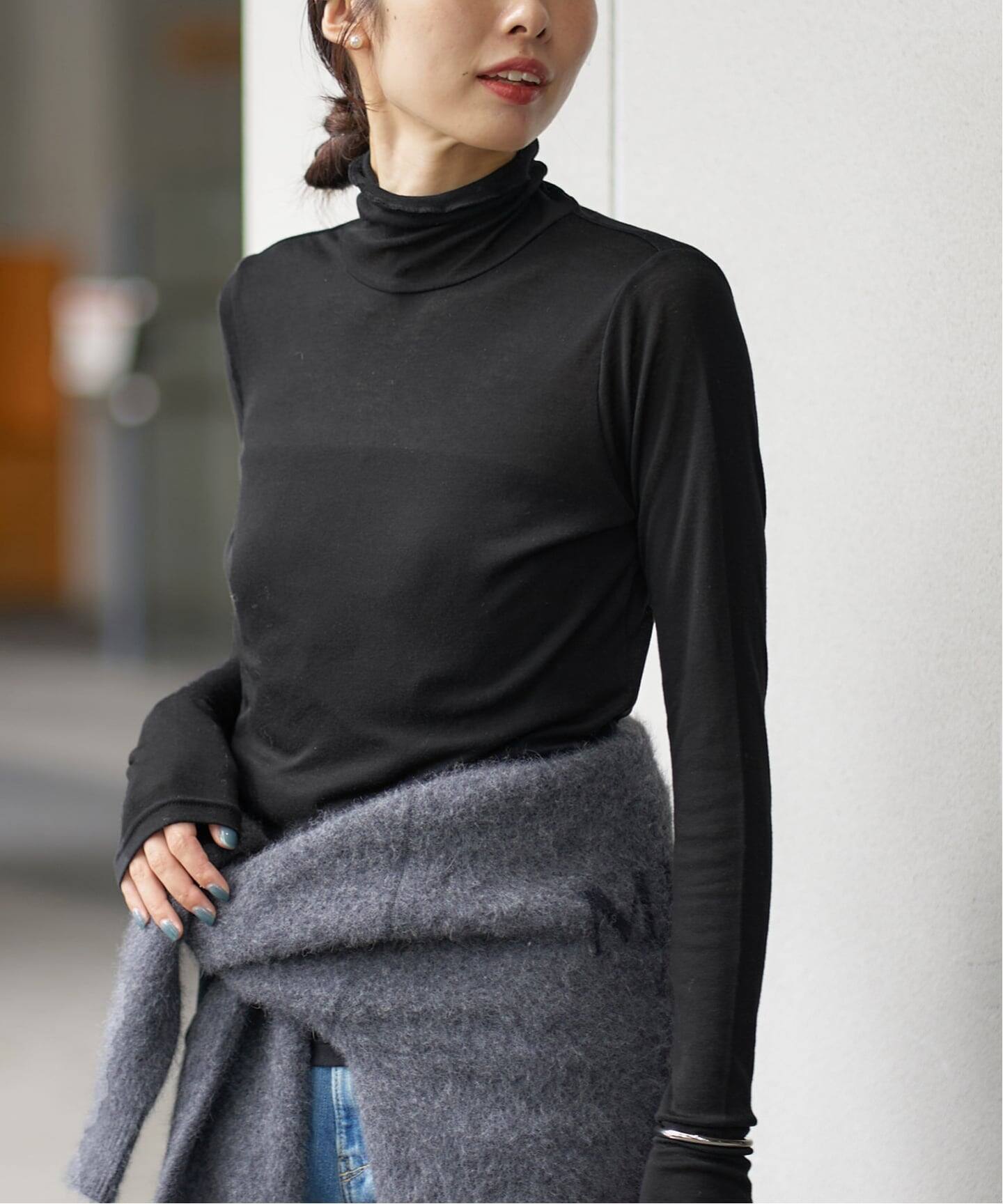 追加2》リヨセルカシミヤタートルネック（Tシャツ／カットソー）｜IENA