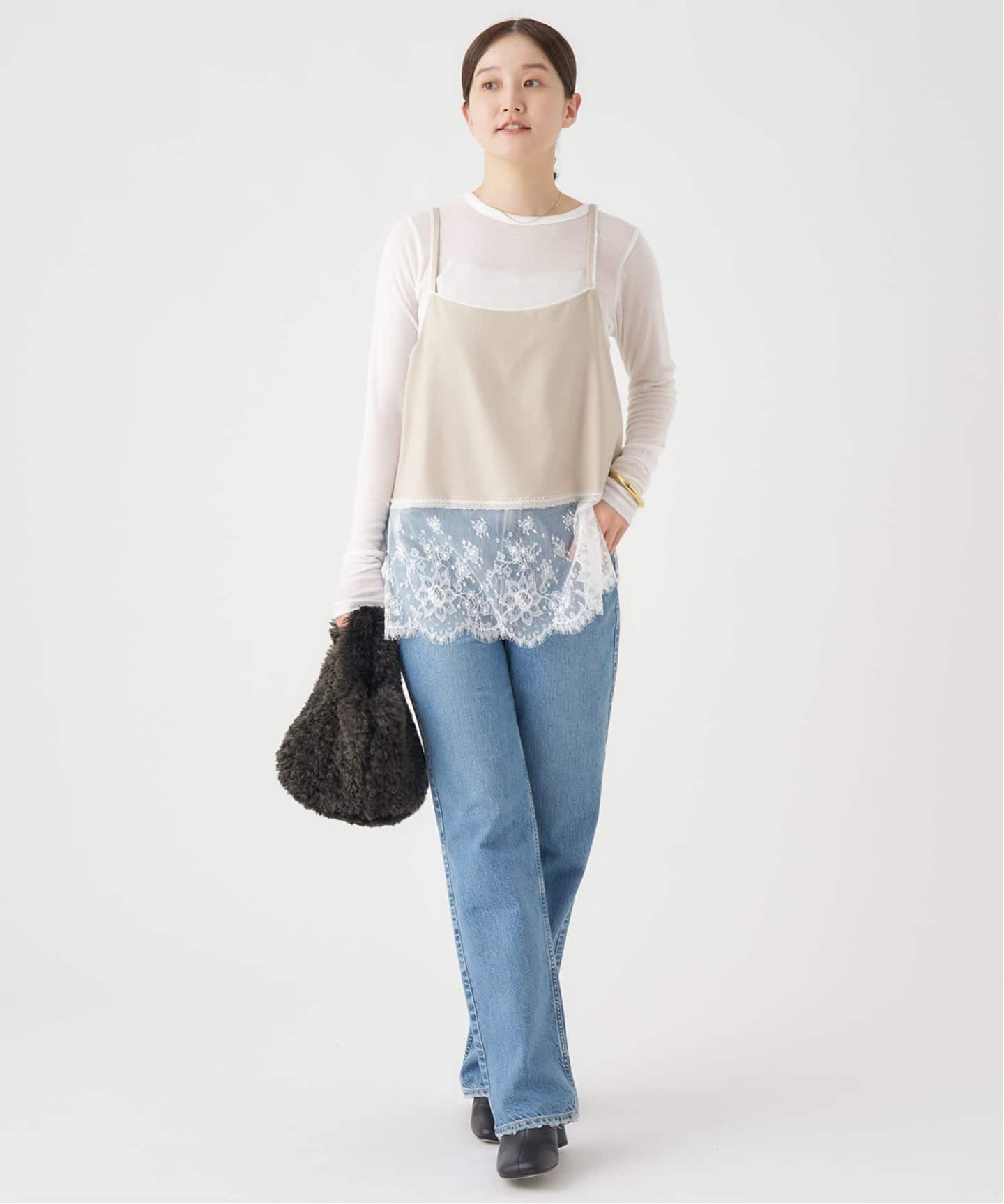 追加2》リヨセルカシミヤロングTシャツ（Tシャツ／カットソー）｜IENA