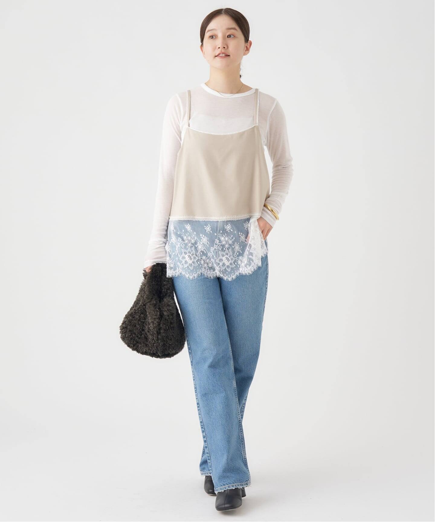 追加3》リヨセルカシミヤロングTシャツ（Tシャツ／カットソー）｜IENA