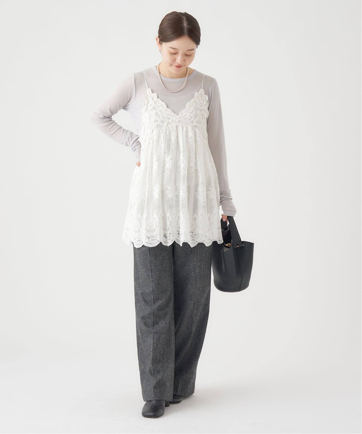 追加3》リヨセルカシミヤロングTシャツ（Tシャツ／カットソー）｜IENA