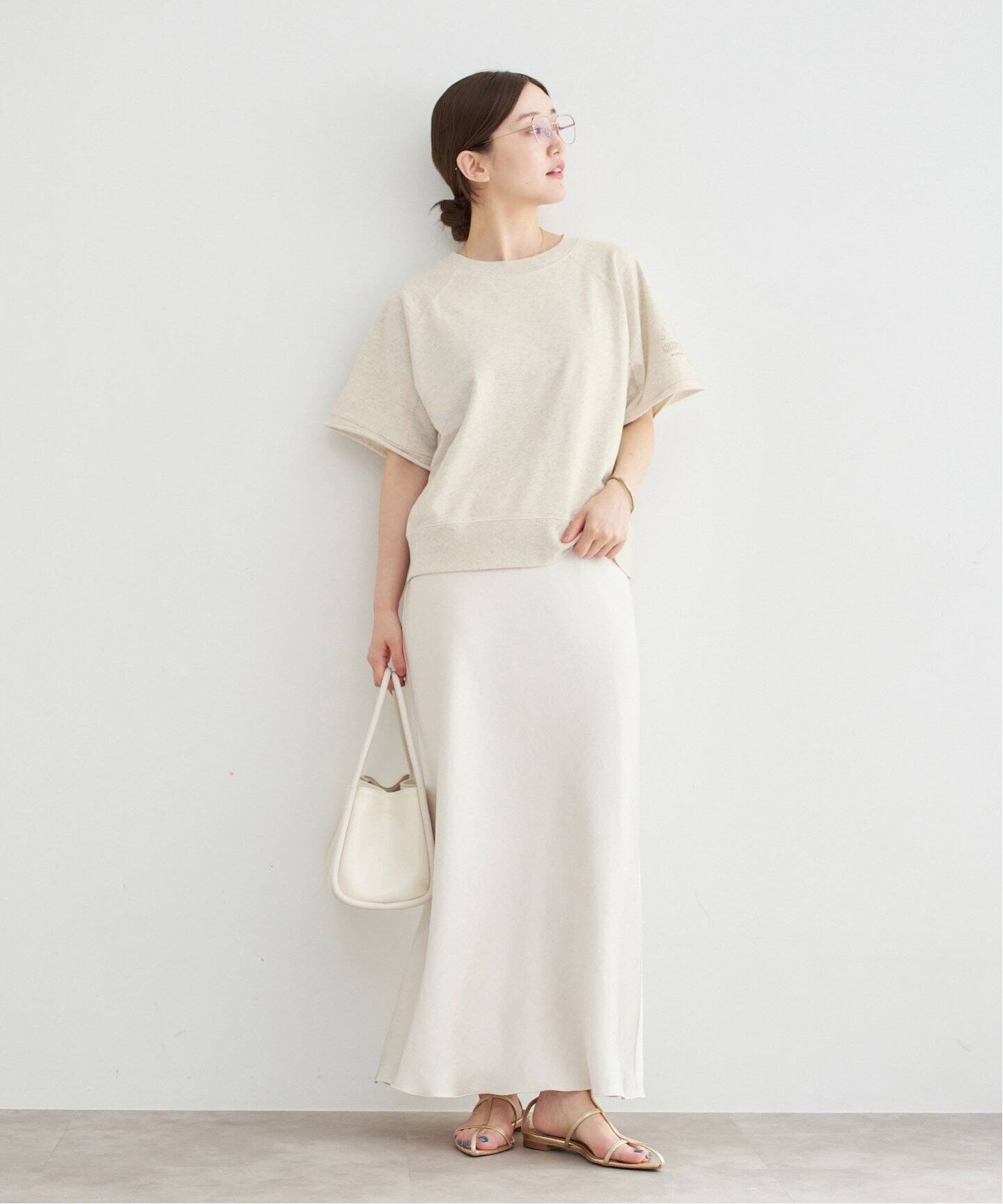IENA フレンチテリーハーフラグラントップス ナチュラル フレンチテリーハーフラグラントップス（Tシャツ／カットソー）｜IENA