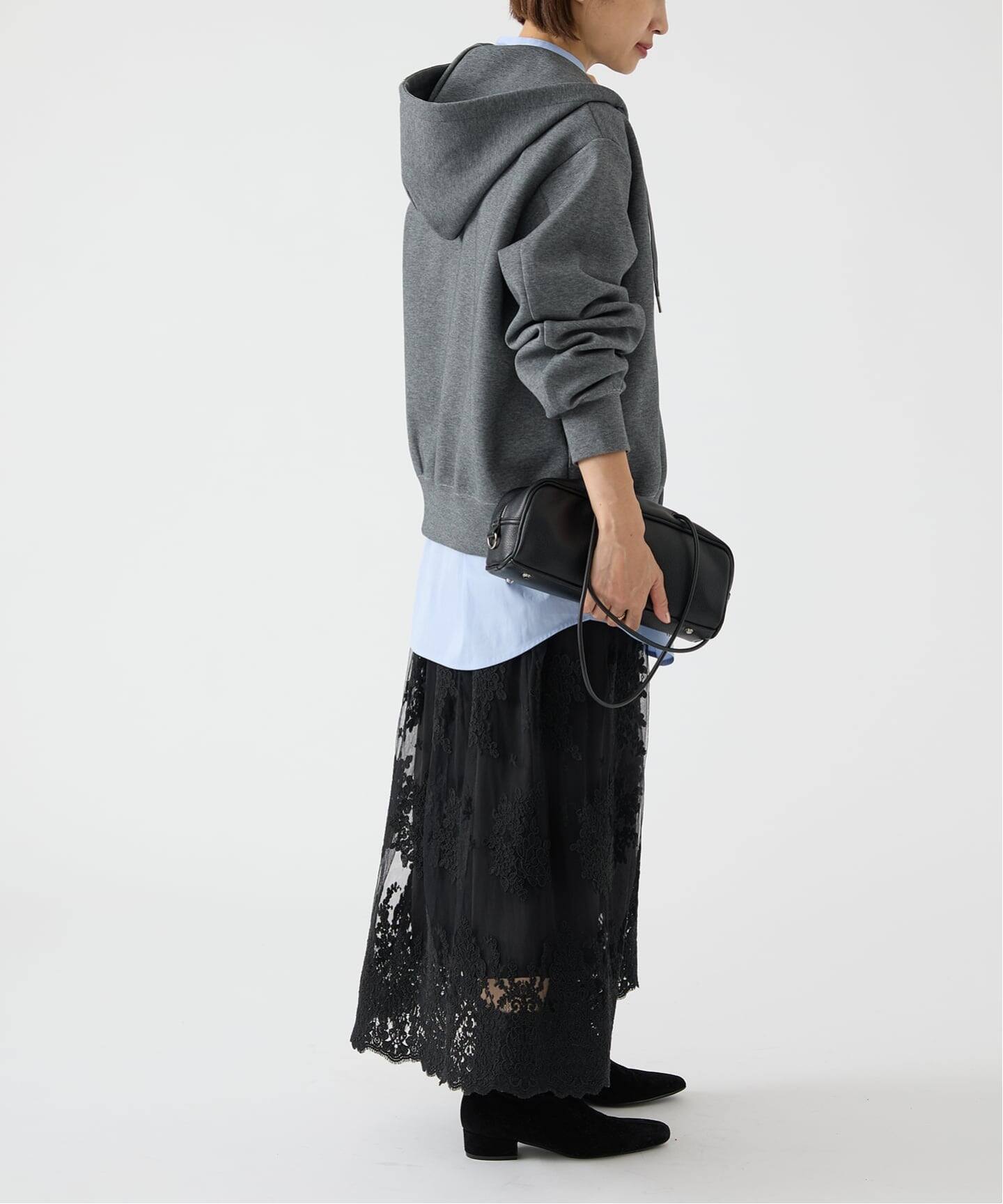 ベアWニットコンパクトジップアップフーディー（パーカー）｜IENA