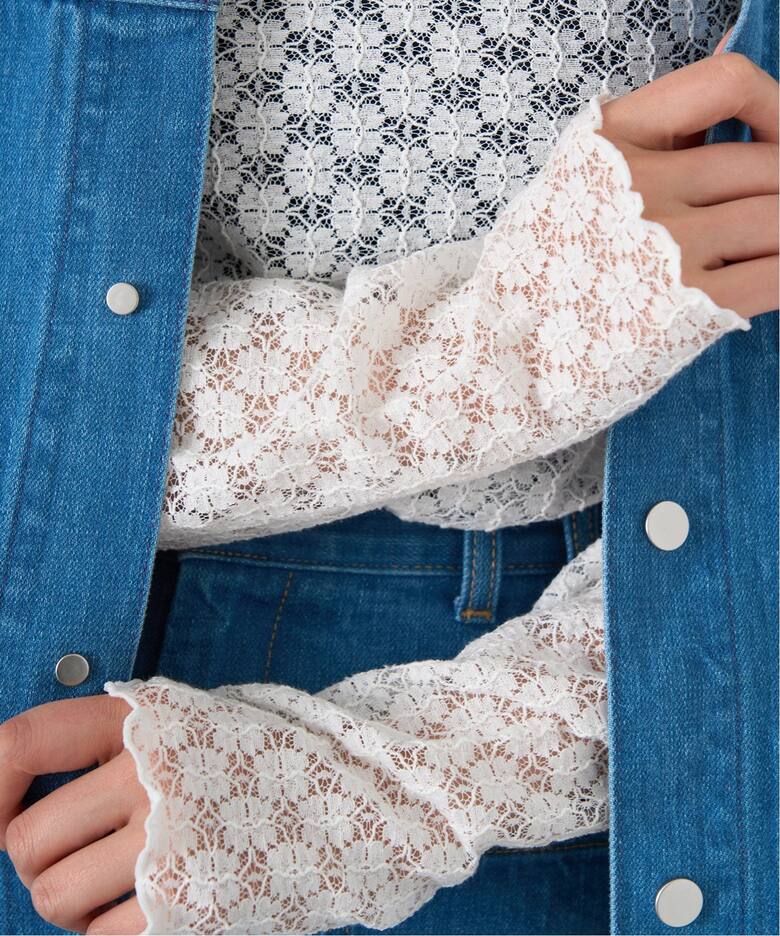 Petiteフラワーレースプルオーバー（Tシャツ／カットソー）｜IENA 