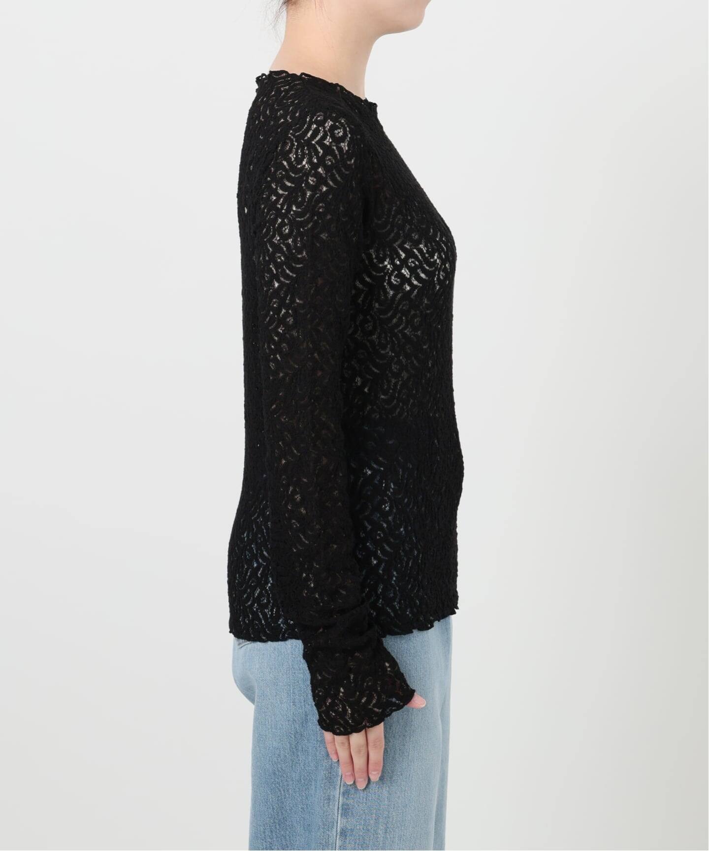 リーフレース ボトルネックプルオーバー（Tシャツ／カットソー）｜IENA