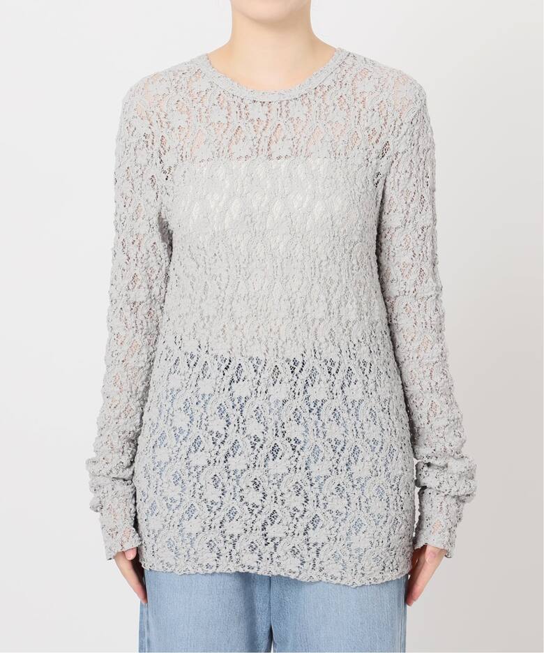 Flowerストレッチレースプルオーバー（Tシャツ／カットソー）｜IENA 