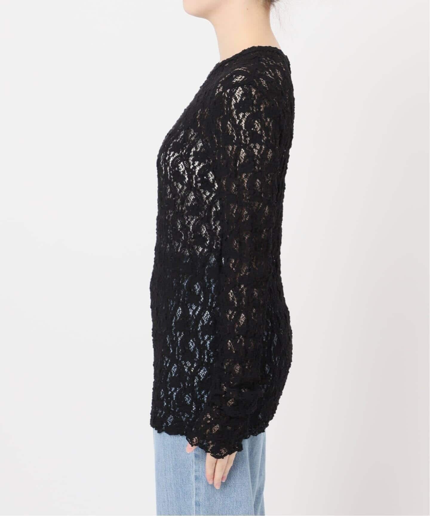 追加2》Flowerストレッチレースプルオーバー(Tシャツ/カットソー 追加2》Flowerストレッチレースプルオーバー(Tシャツ/カットソー