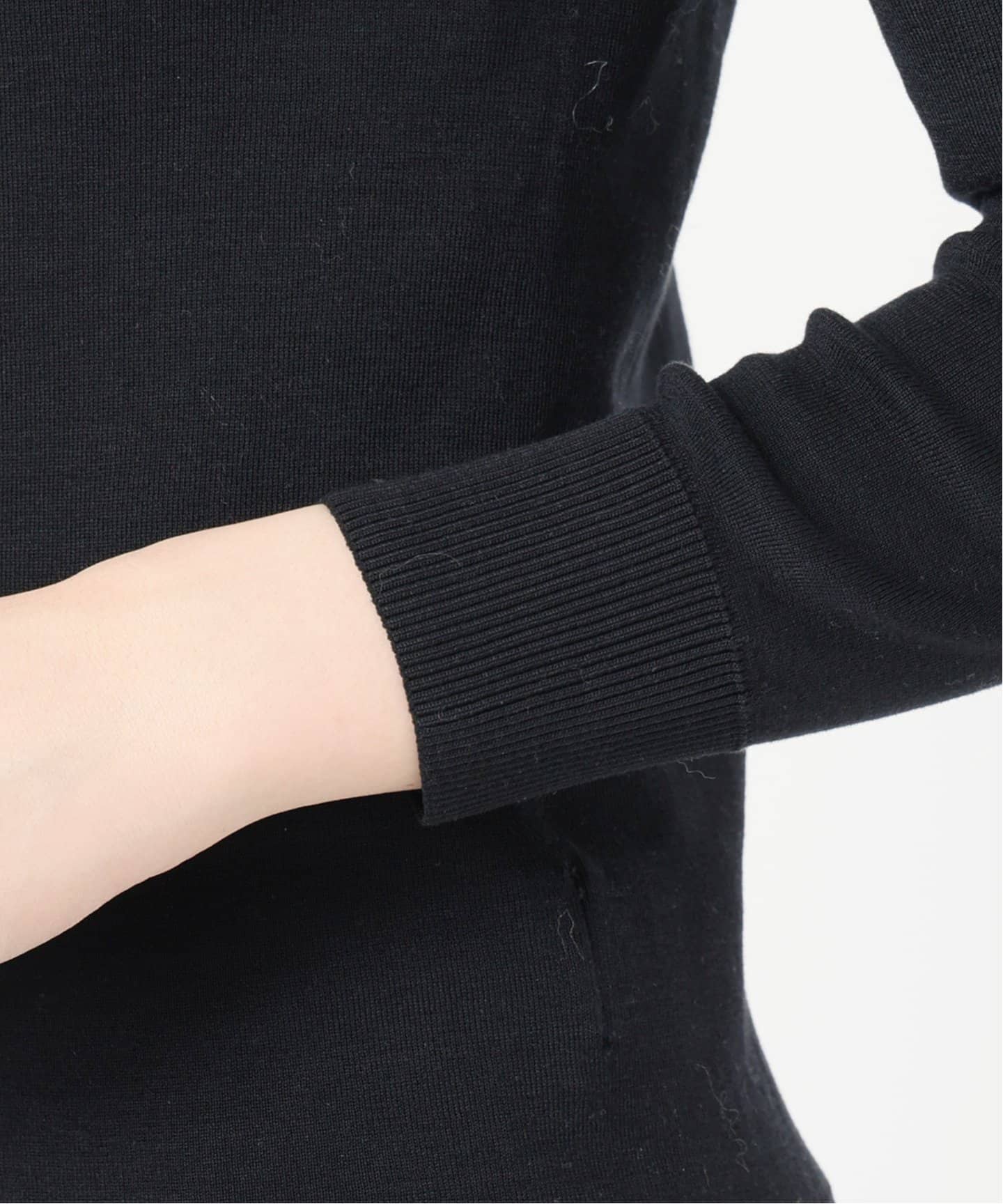 Mer cotton セーターマシン 七分袖 プルオーバー（Tシャツ