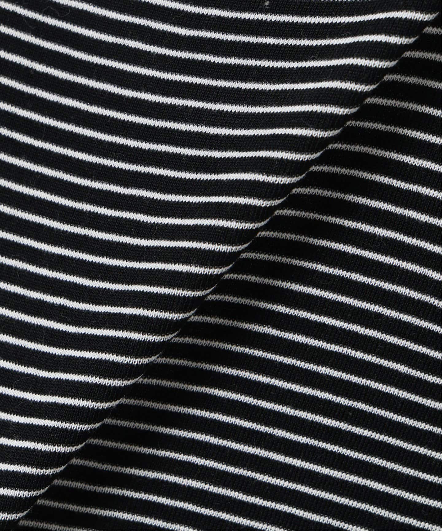 IENA｜Mer cotton セーターマシン 七分袖 プルオーバー