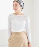 Mer cotton セーターマシン 七分袖 プルオーバー