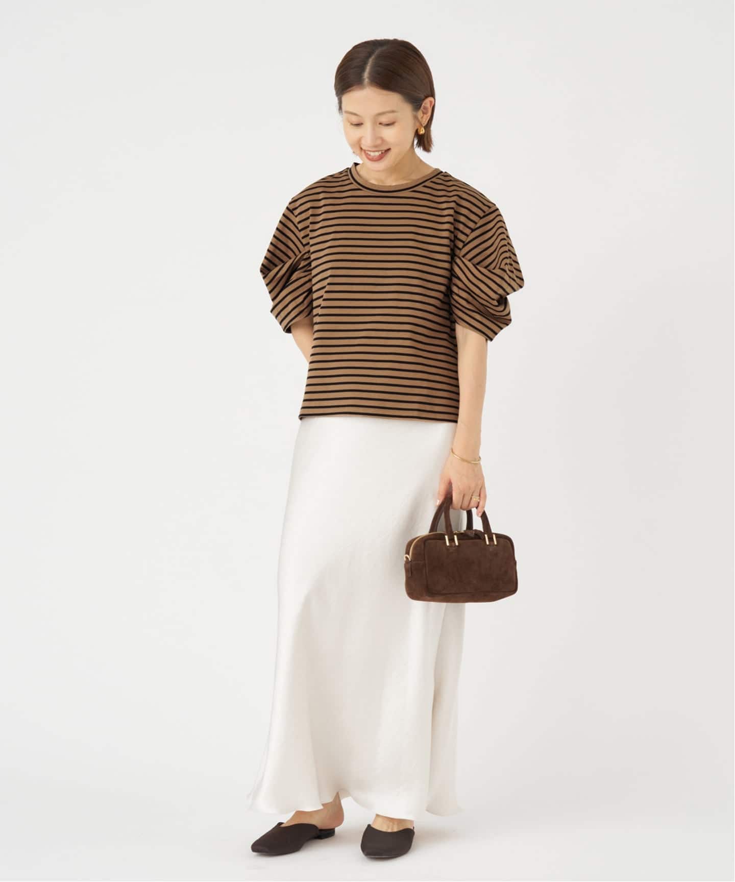 ボリュームスリーブTシャツ（Tシャツ／カットソー）｜IENA