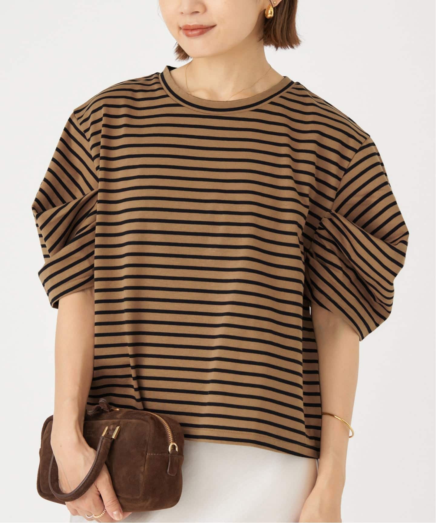 ボリュームスリーブTシャツ（Tシャツ／カットソー）｜IENA（イエナ）の