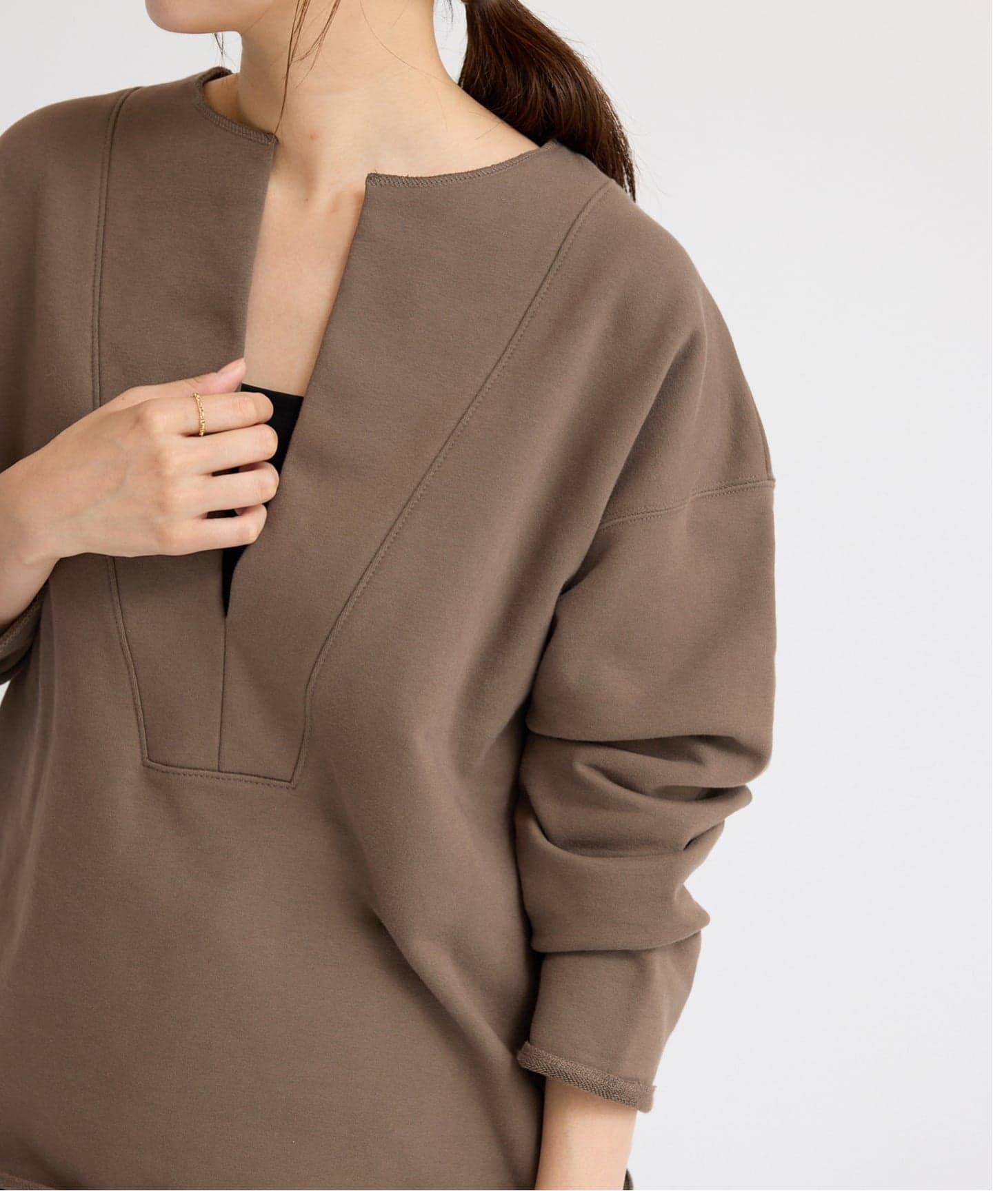 裏毛スキッパー（Tシャツ／カットソー）｜IENA（イエナ）の通販