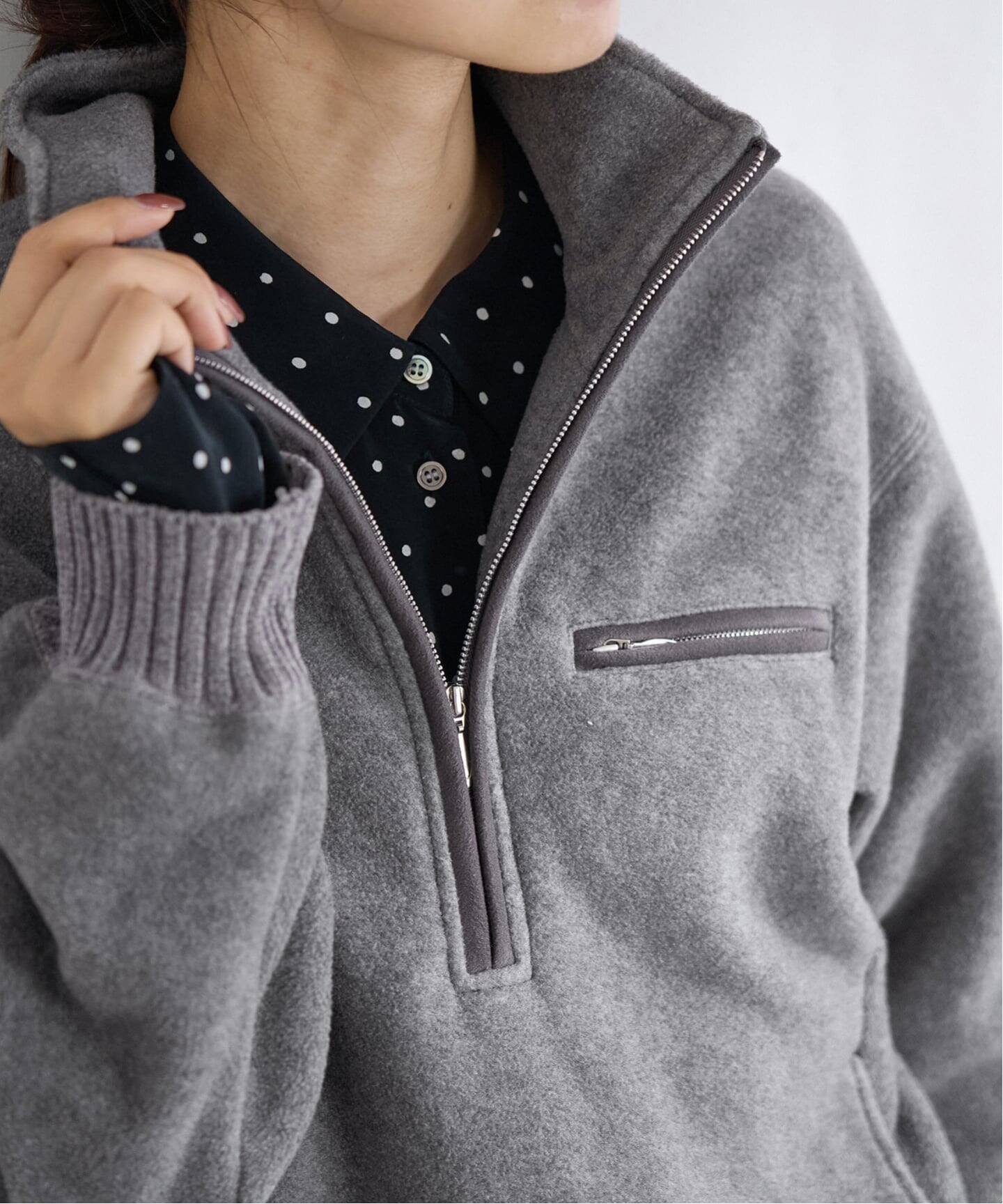 フリースハーフジップ（スウェット）｜IENA（イエナ）の通販