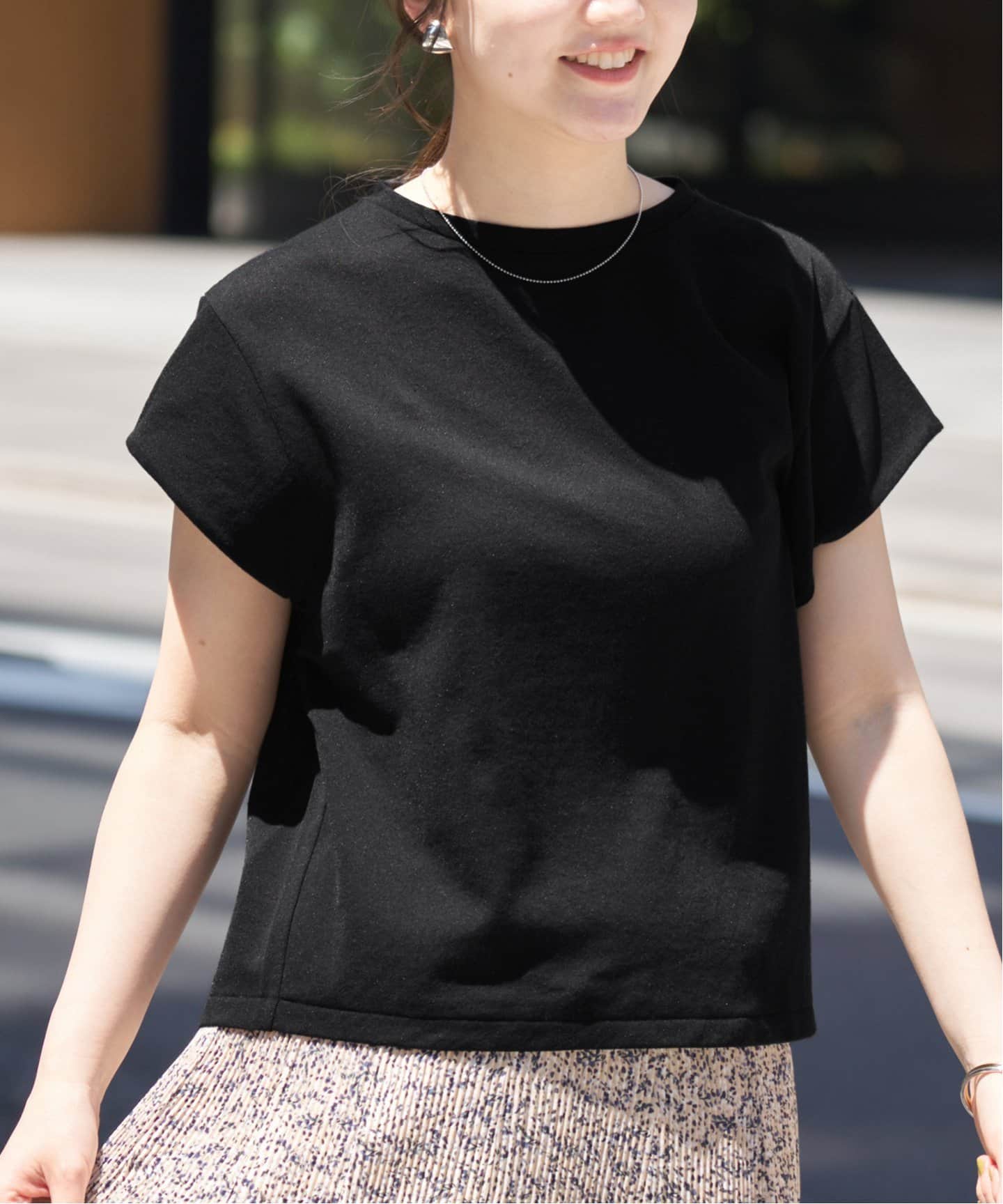 ⭐︎新品未使用　イエナ　シアーミニ裏毛 Tシャツ　ブラック ⭐︎新品未使用 イエナ シアーミニ裏毛 Tシャツ ブラック - メルカリ