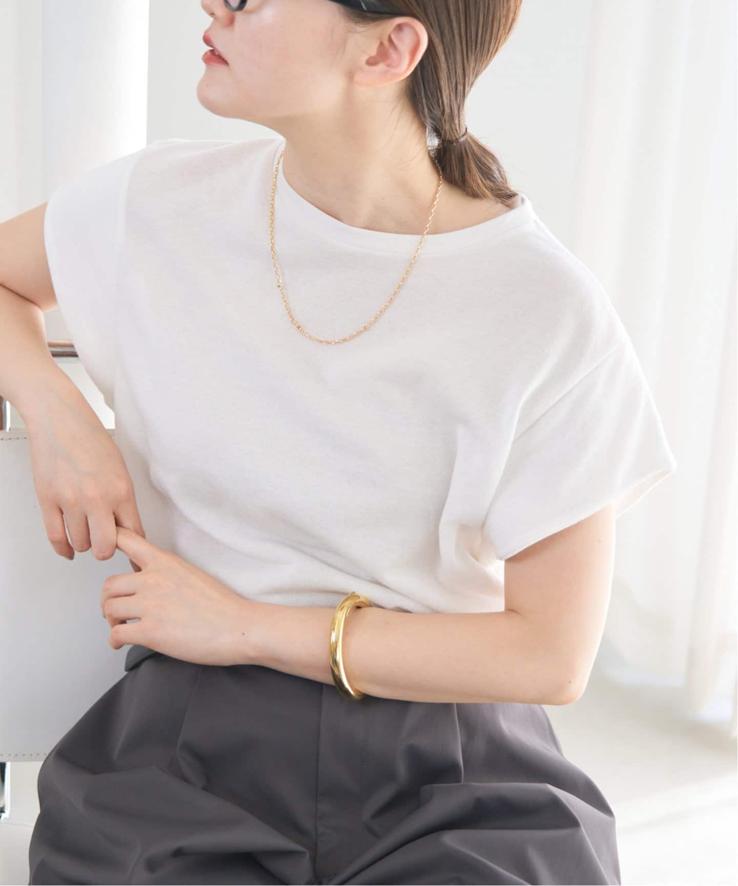 IENA イエナ シアーミニ裏毛Tシャツ グレーB タグ付き未使用 イエナ IENA 《追加》シアーミニ裏毛 Tシャツ （グレーB