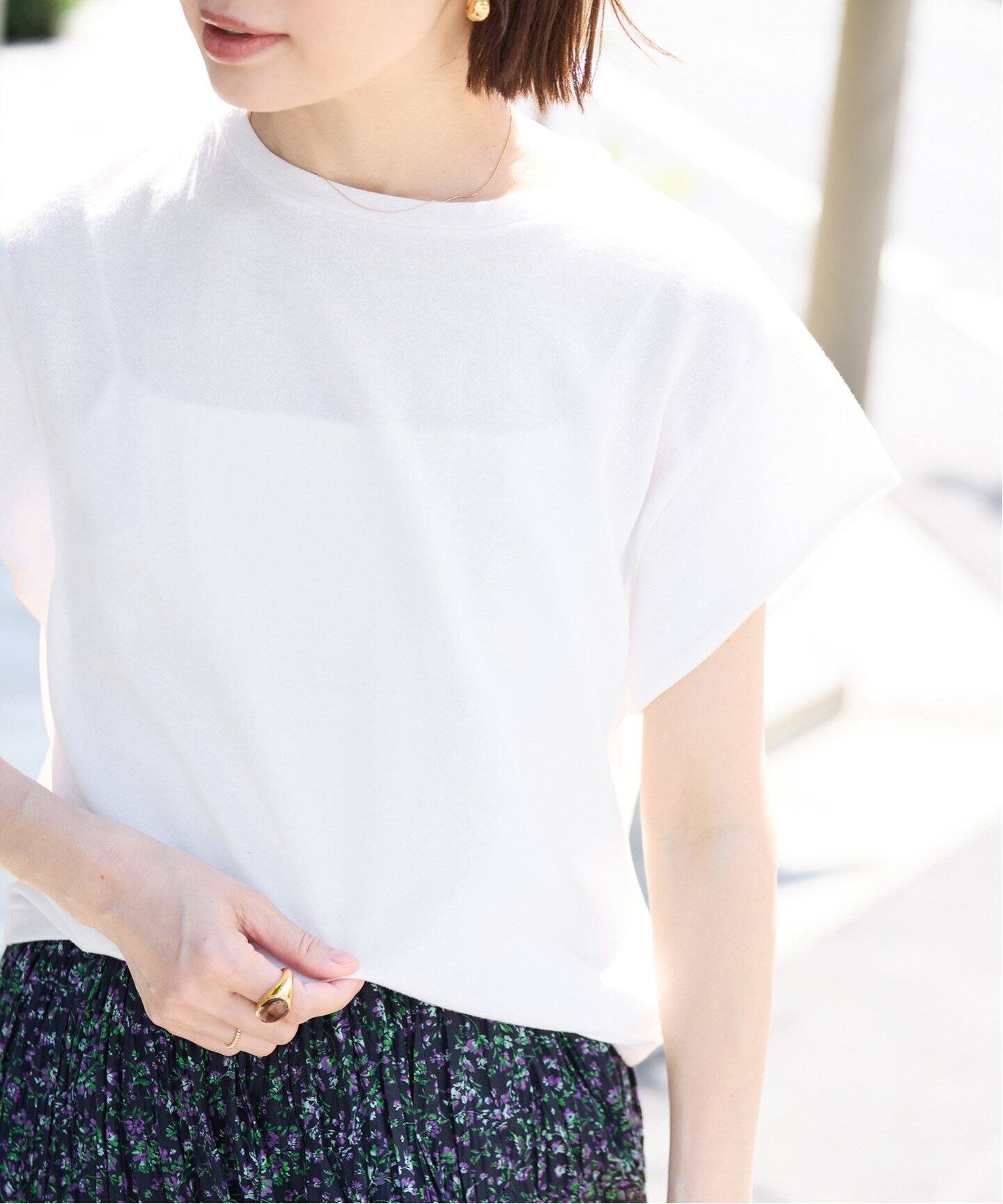 ⭐︎新品未使用　イエナ　シアーミニ裏毛 Tシャツ　ブラック イエナ IENA 《追加》シアーミニ裏毛 Tシャツ （ブラック