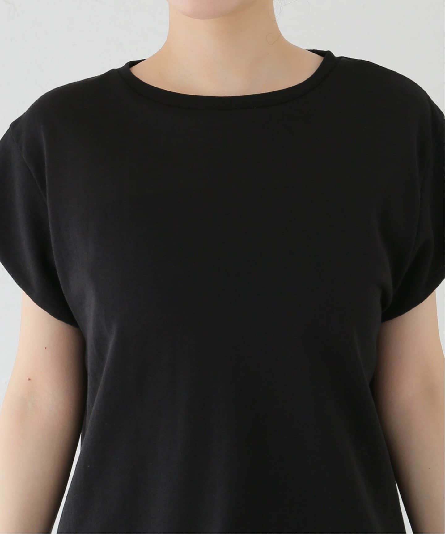 ⭐︎新品未使用　イエナ　シアーミニ裏毛 Tシャツ　ブラック 追加》シアーミニ裏毛 Tシャツ（Tシャツ／カットソー）｜IENA