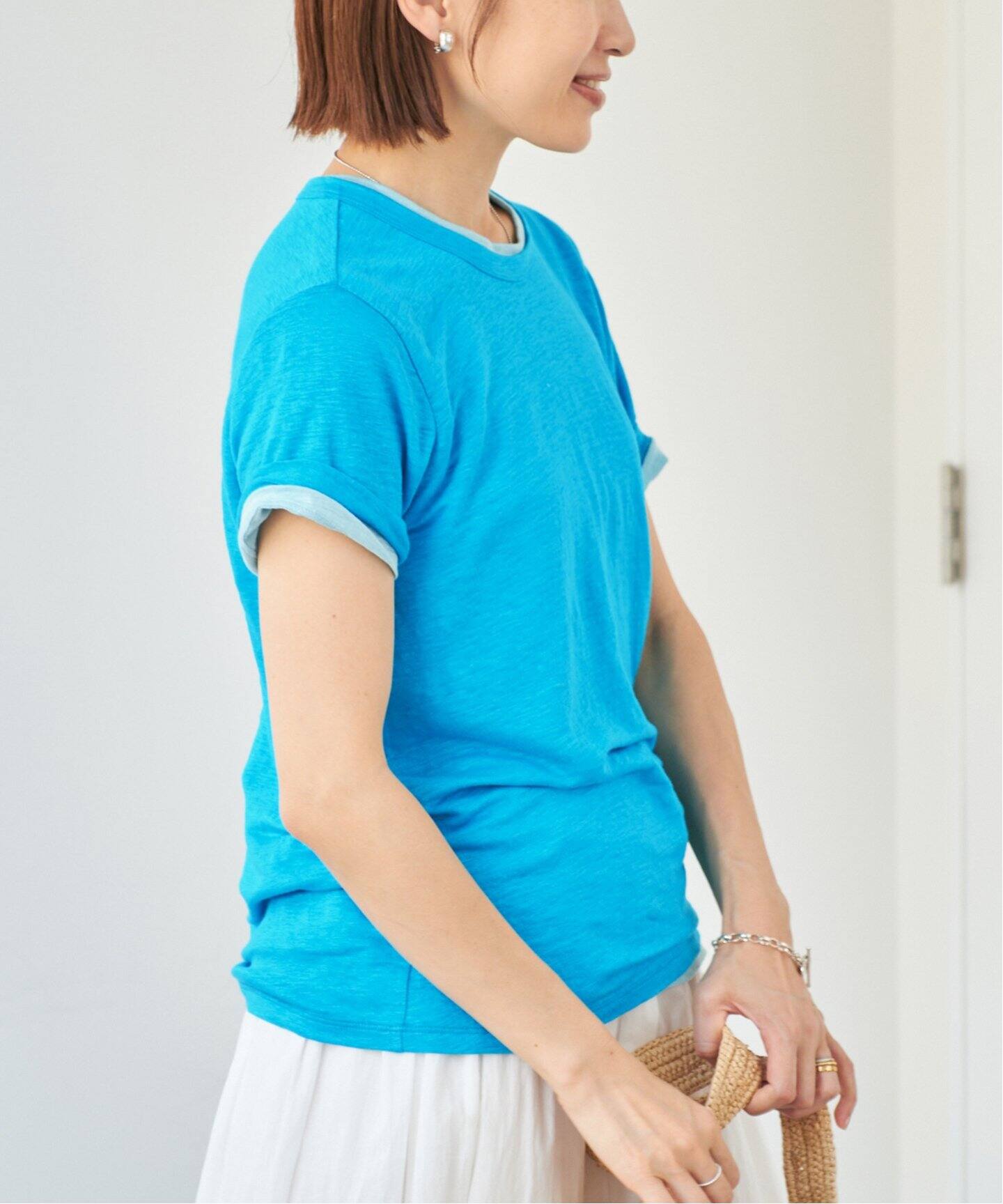 イエナ　リネンTシャツ イエナ IENA リネンTシャツ （ピンク A） - ファッション通販