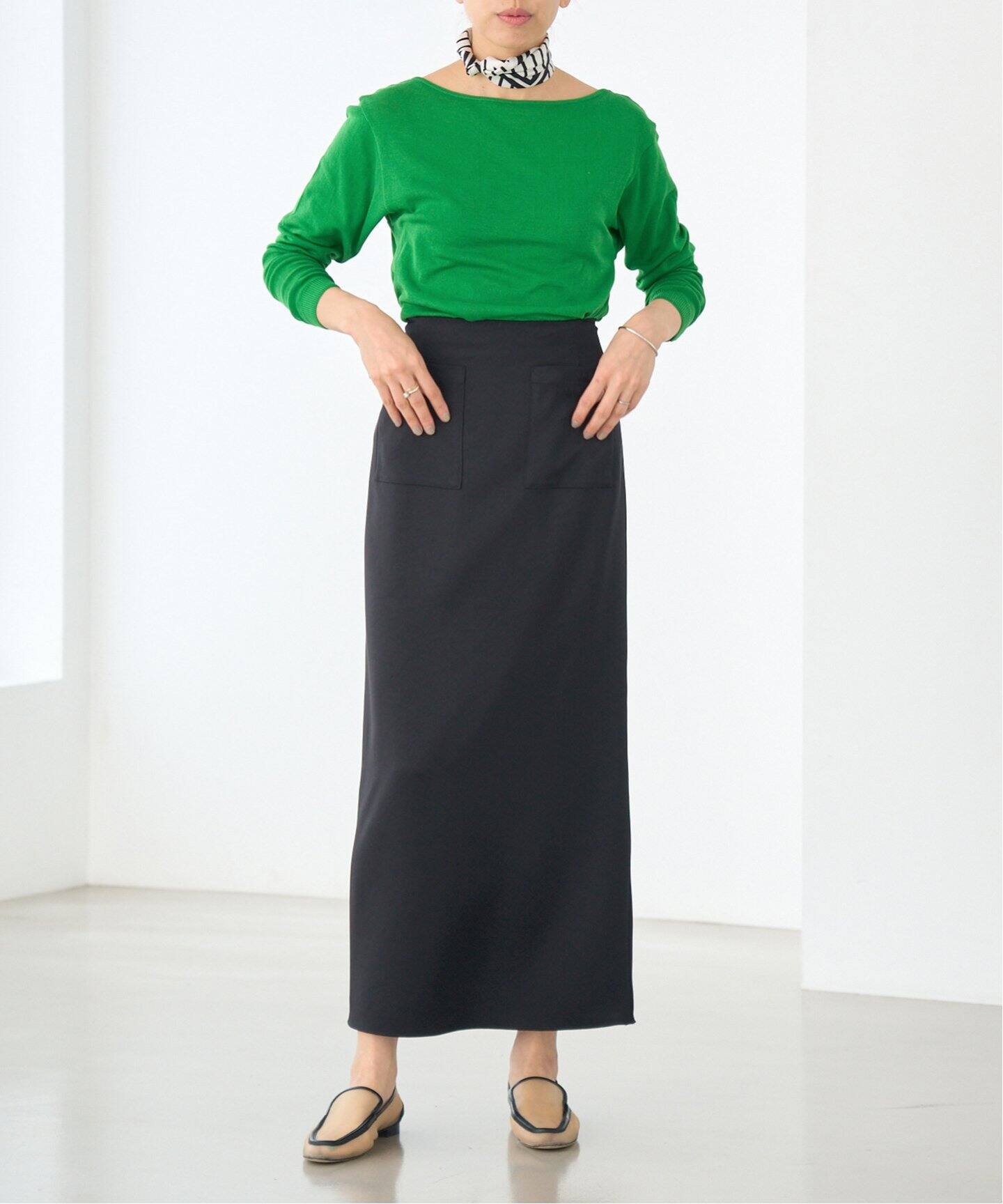 IENA ★★ ⑤ 25070900452010 Mer-Cotton セーターマシーン プルオーバー レディース ベージュ FREE 80/2 Mer-Cotton セーターマシーン プルオーバー（Tシャツ／カットソー