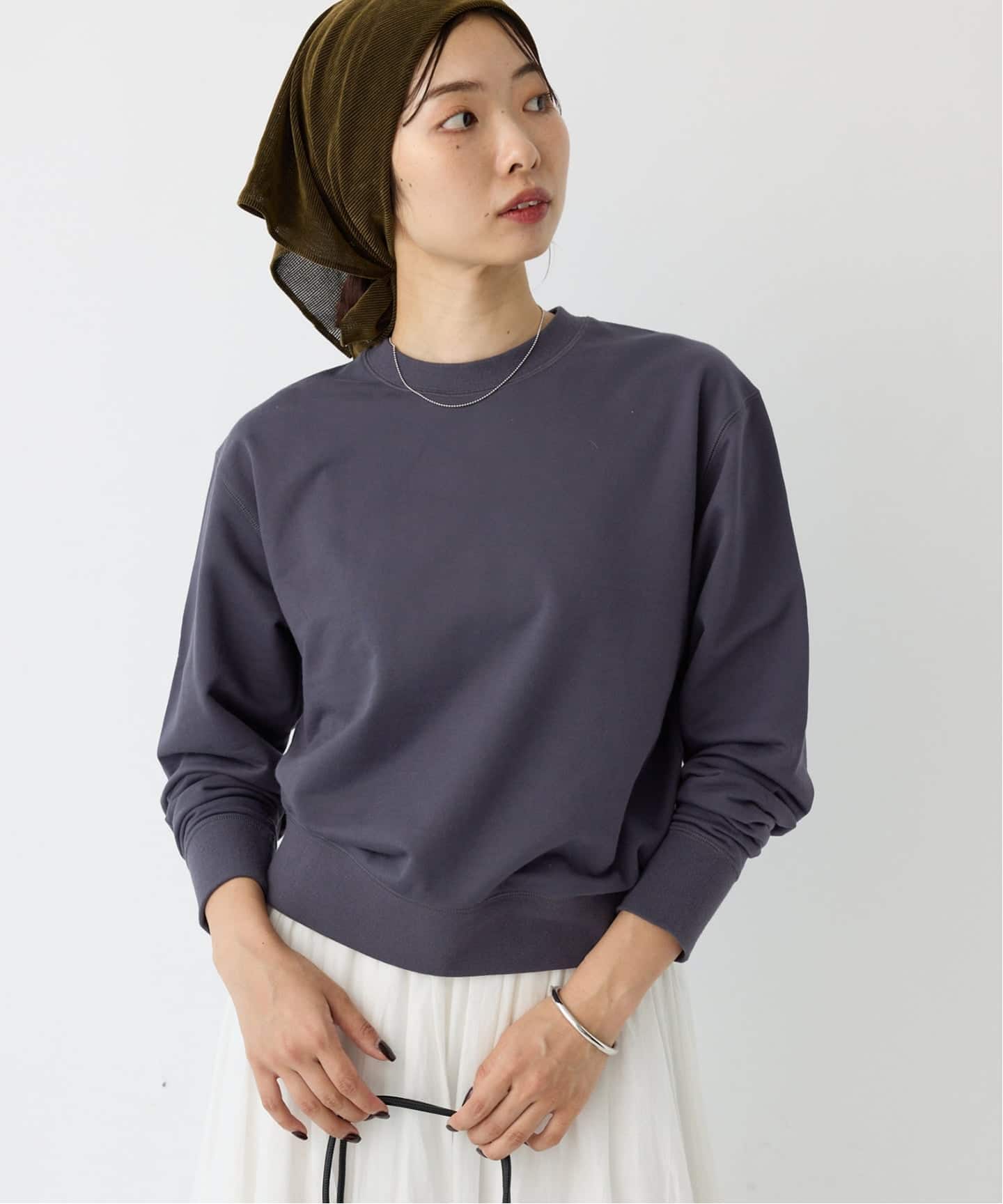 未使用付き　イエナ【IENA】モヘヤリブタートル　グレー　2023AW 完売商品 IENA（イエナ）の「《追加》ファインウールレースツキハイネック