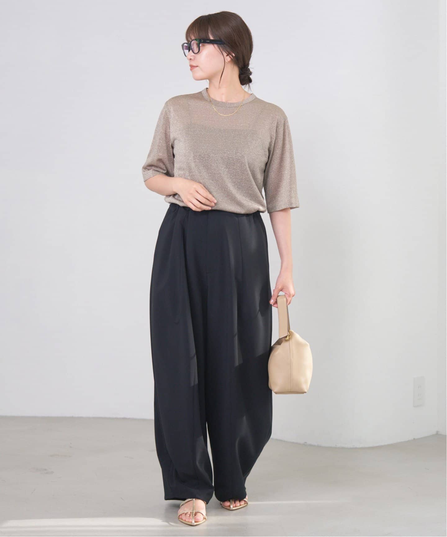 IENA - 【試着のみ】　IENA イエナ　ボーダーフレンチスリーブTシャツ cc007-34484-01b.jpg?basethum=225