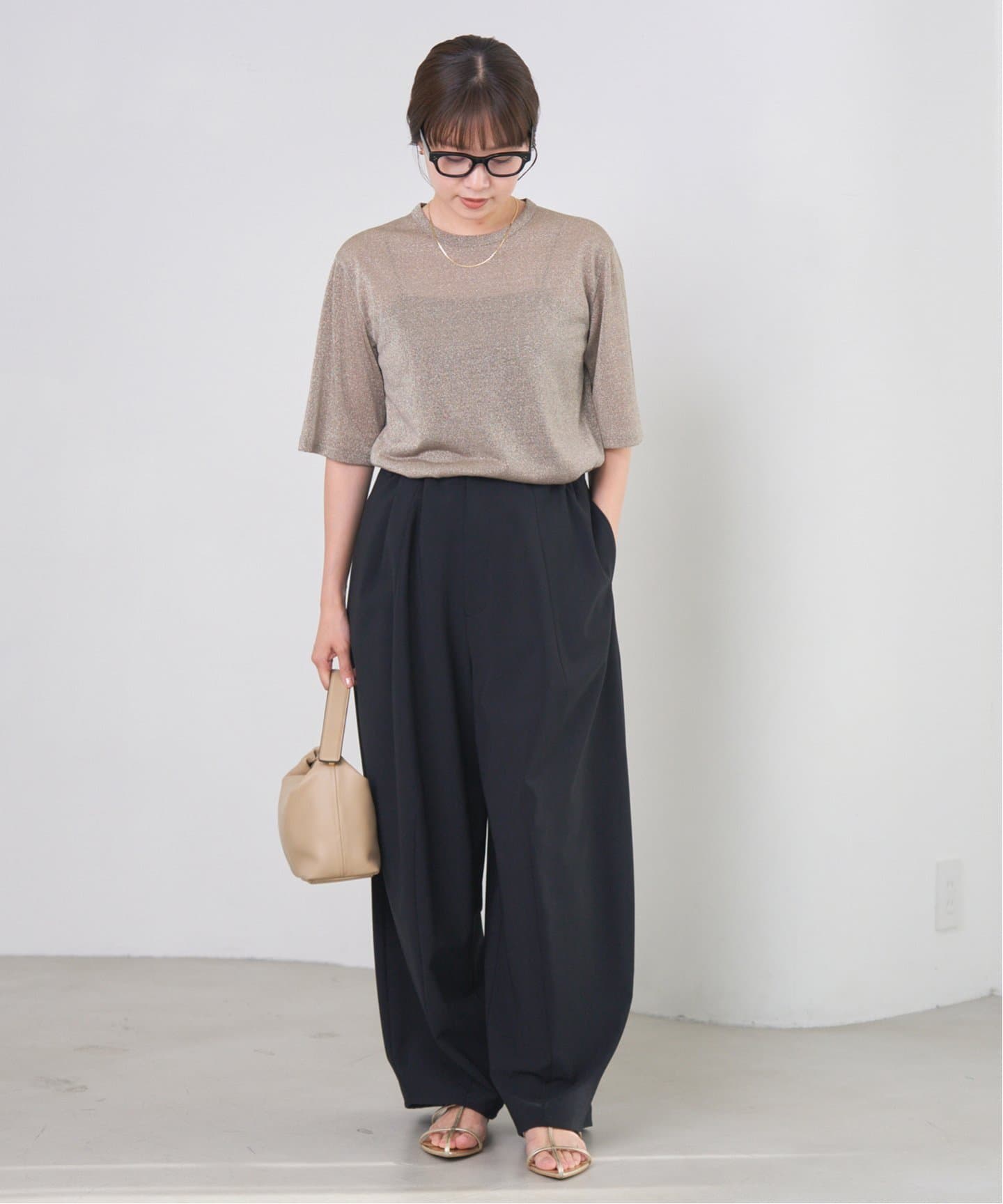 ラメ Tシャツ（Tシャツ／カットソー）｜IENA（イエナ）の通販