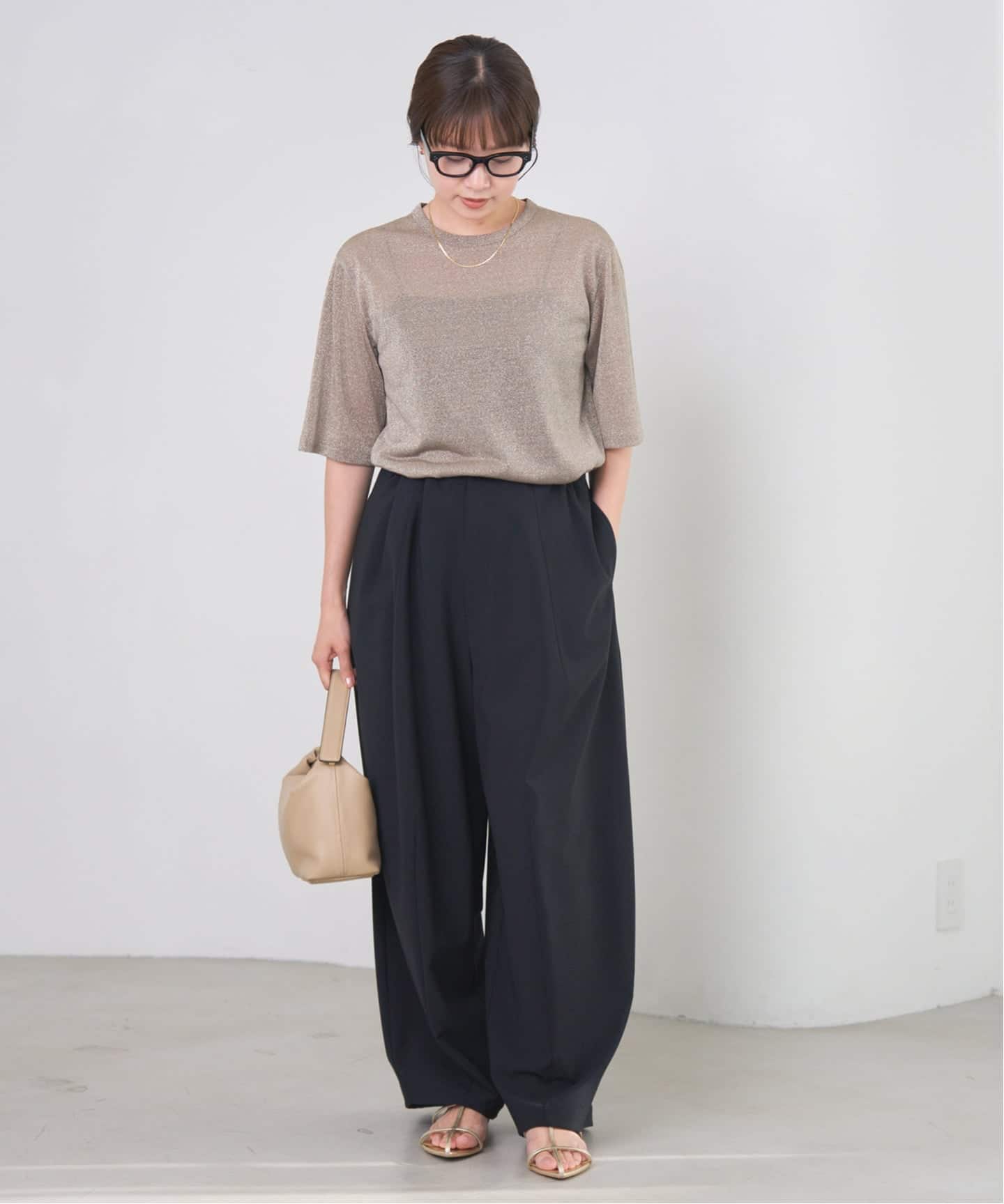 追加》ラメ Tシャツ（Tシャツ／カットソー）｜IENA（イエナ）の通販