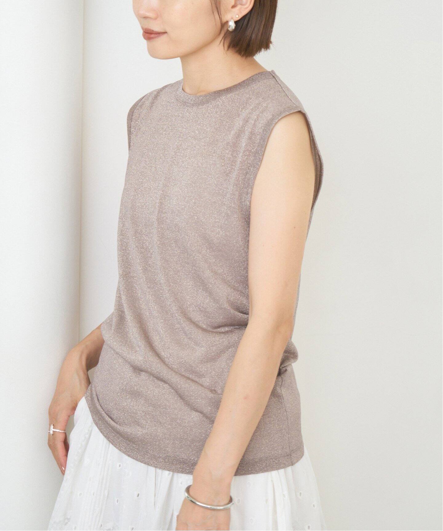 ラメ ノースリーブ（Tシャツ／カットソー）｜IENA（イエナ）の通販 