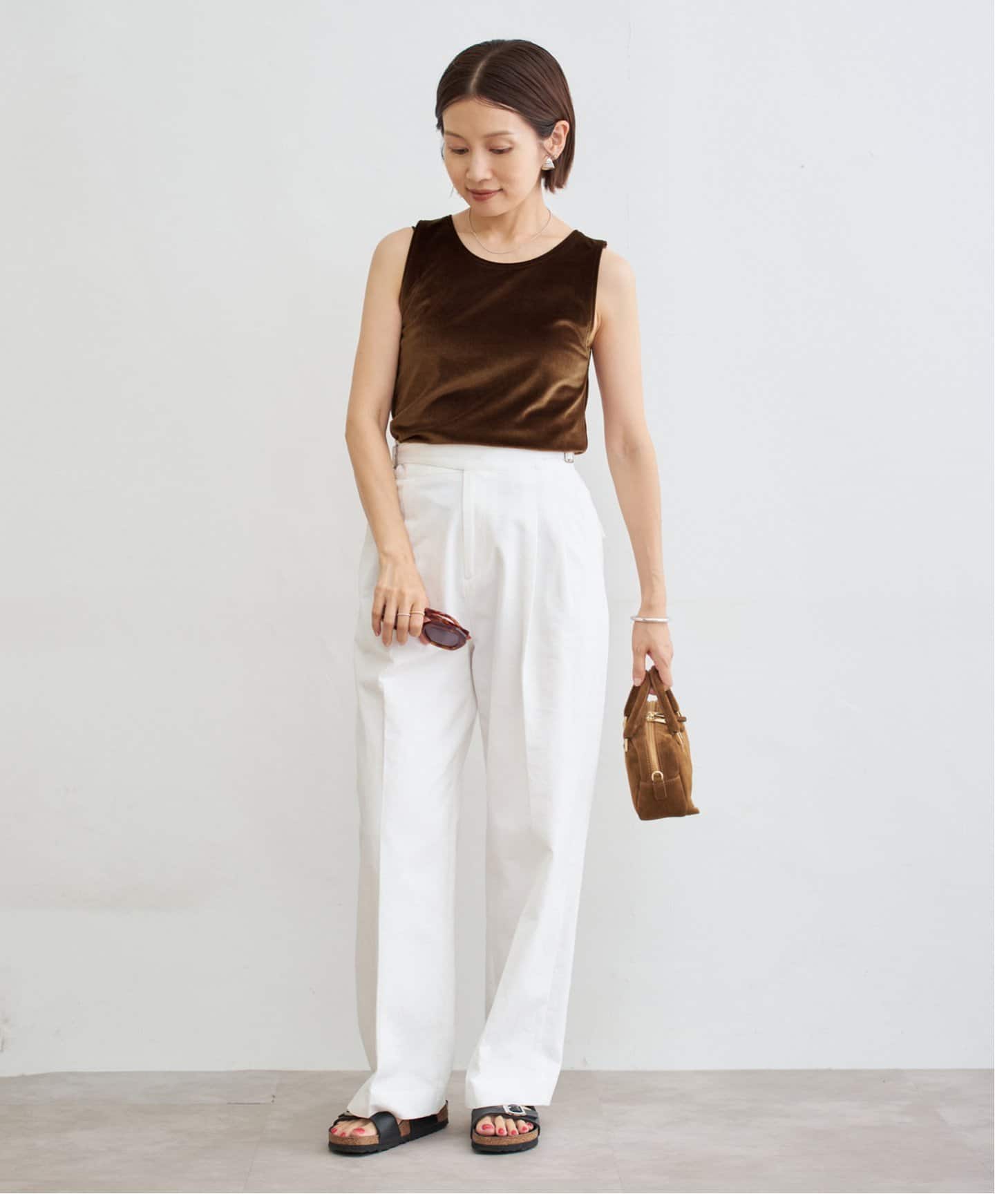 スノーベロア ノースリーブ（Tシャツ／カットソー）｜IENA（イエナ）の