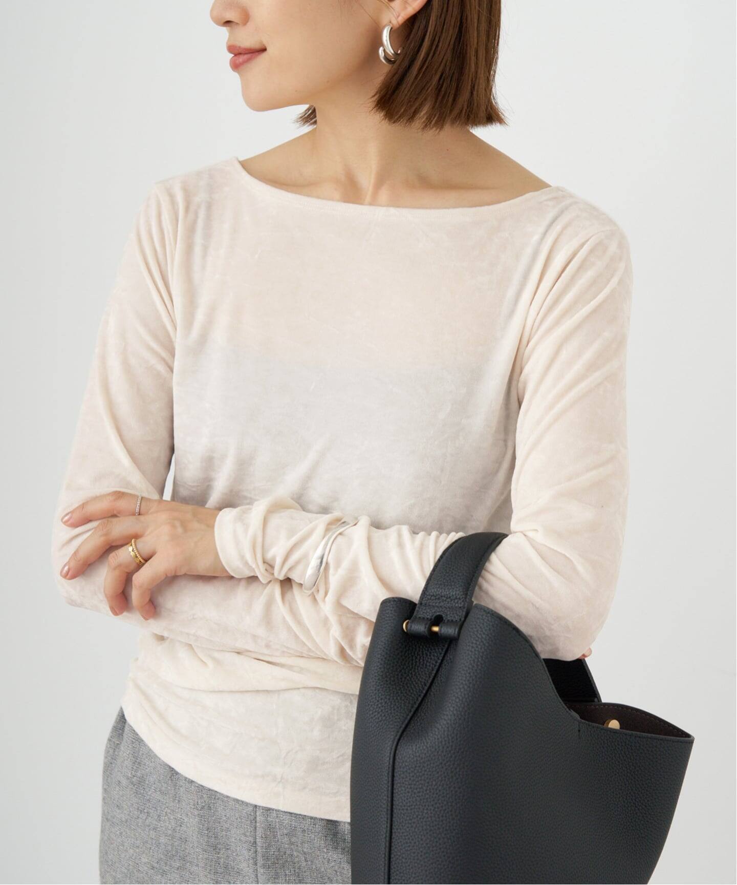 クラッシュベロアプルオーバー（Tシャツ／カットソー）｜IENA（イエナ