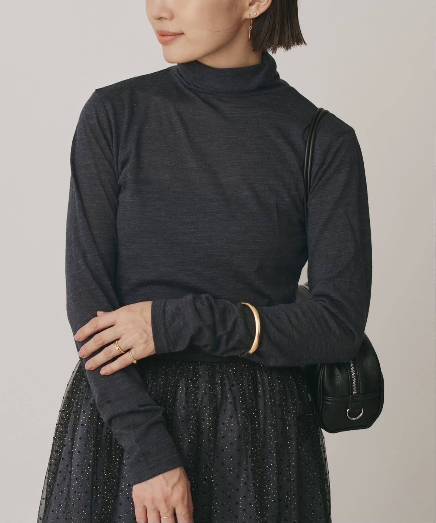 追加》Super120's ウールタートルプルオーバー（Tシャツ／カットソー