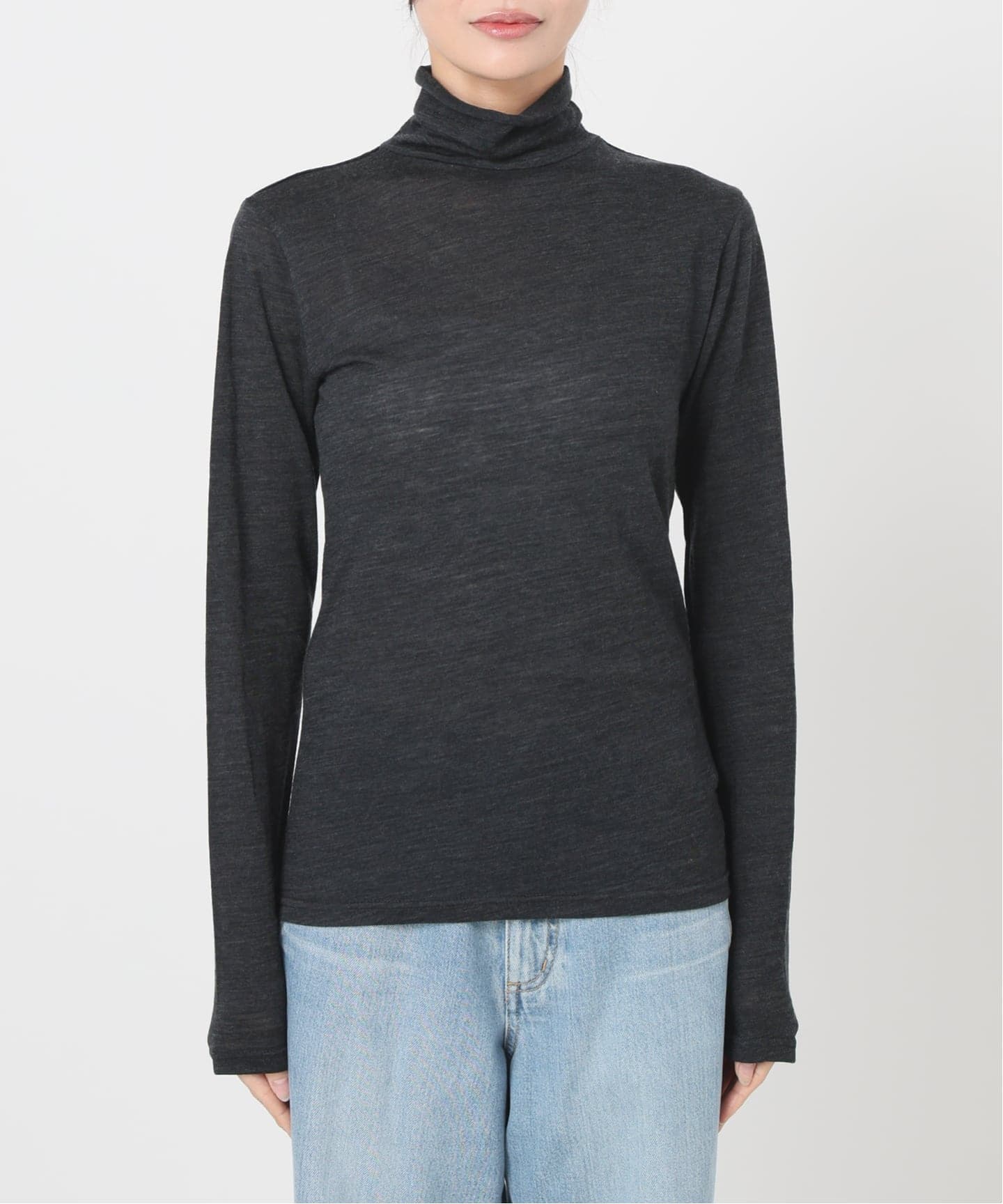 追加》Super120's ウールタートルプルオーバー（Tシャツ／カットソー