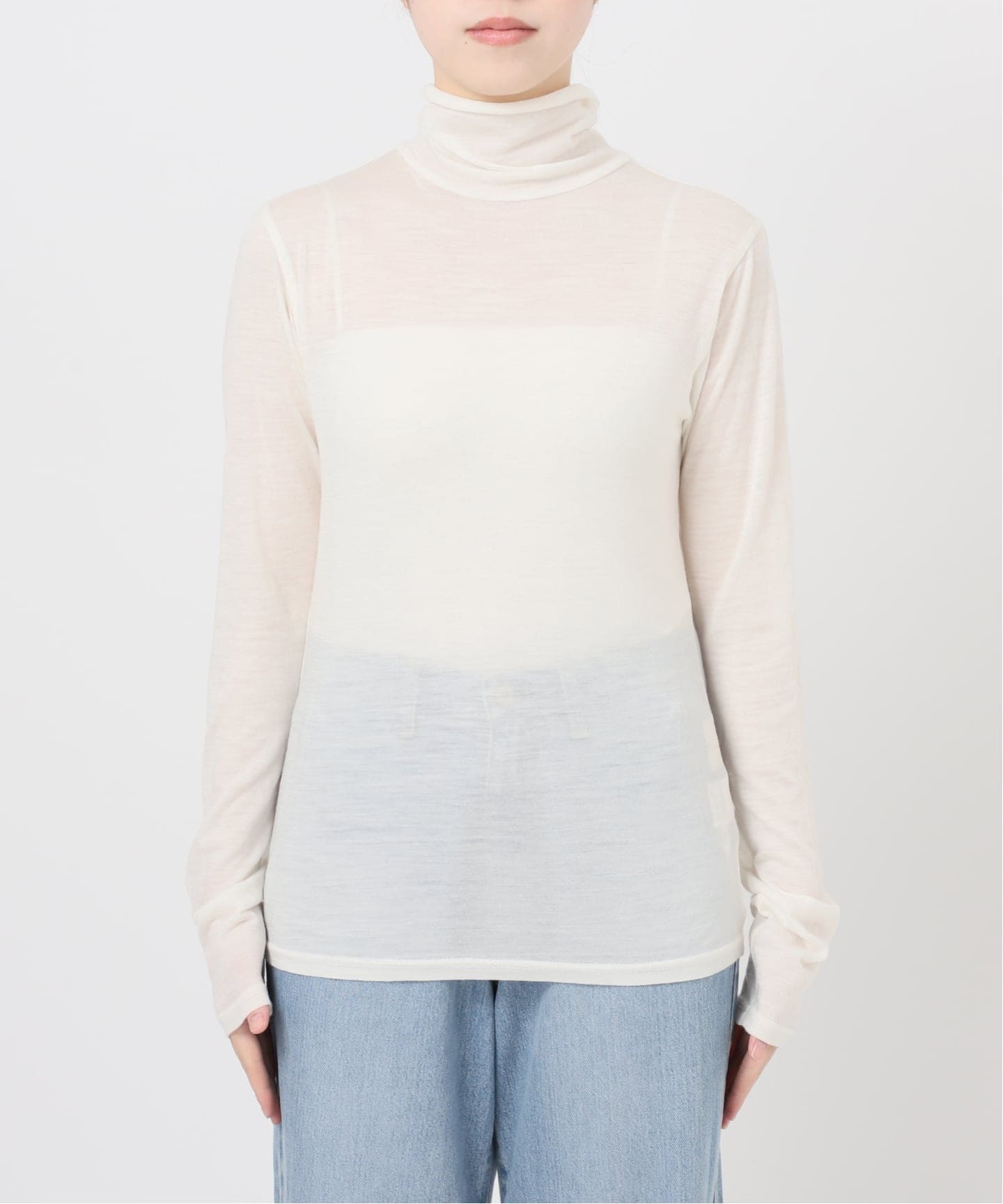 追加》Super120's ウールタートルプルオーバー（Tシャツ／カットソー