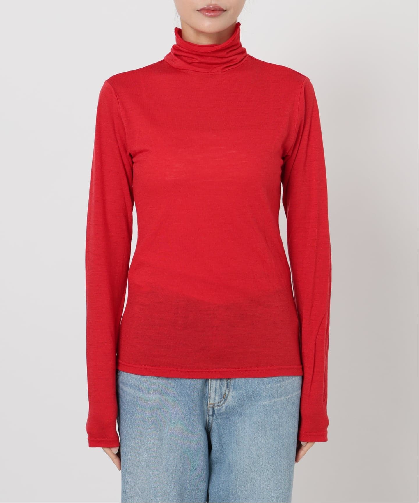 追加》Super120's ウールタートルプルオーバー（Tシャツ／カットソー