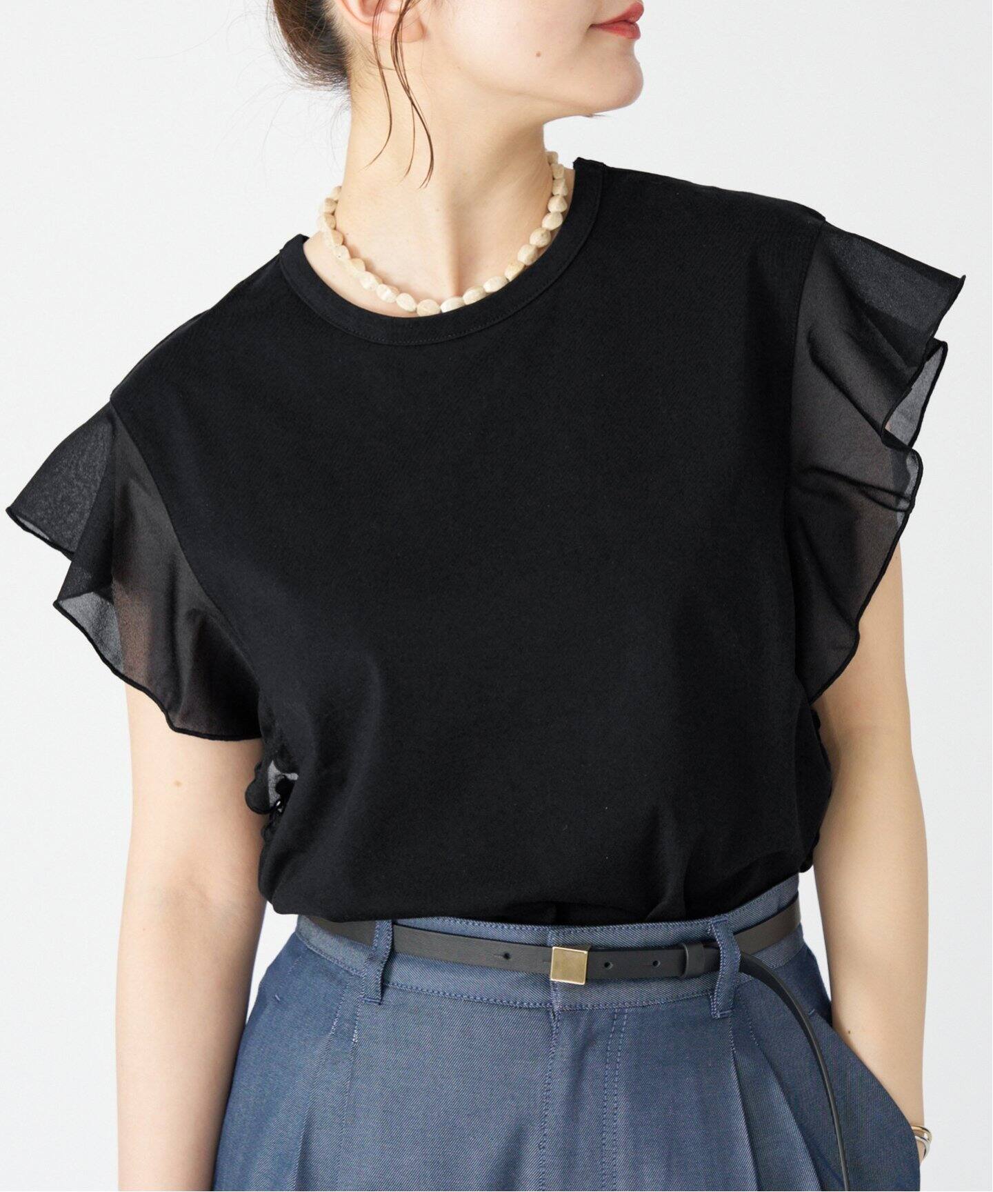 シアースリーブプルオーバー（Tシャツ／カットソー）｜IENA