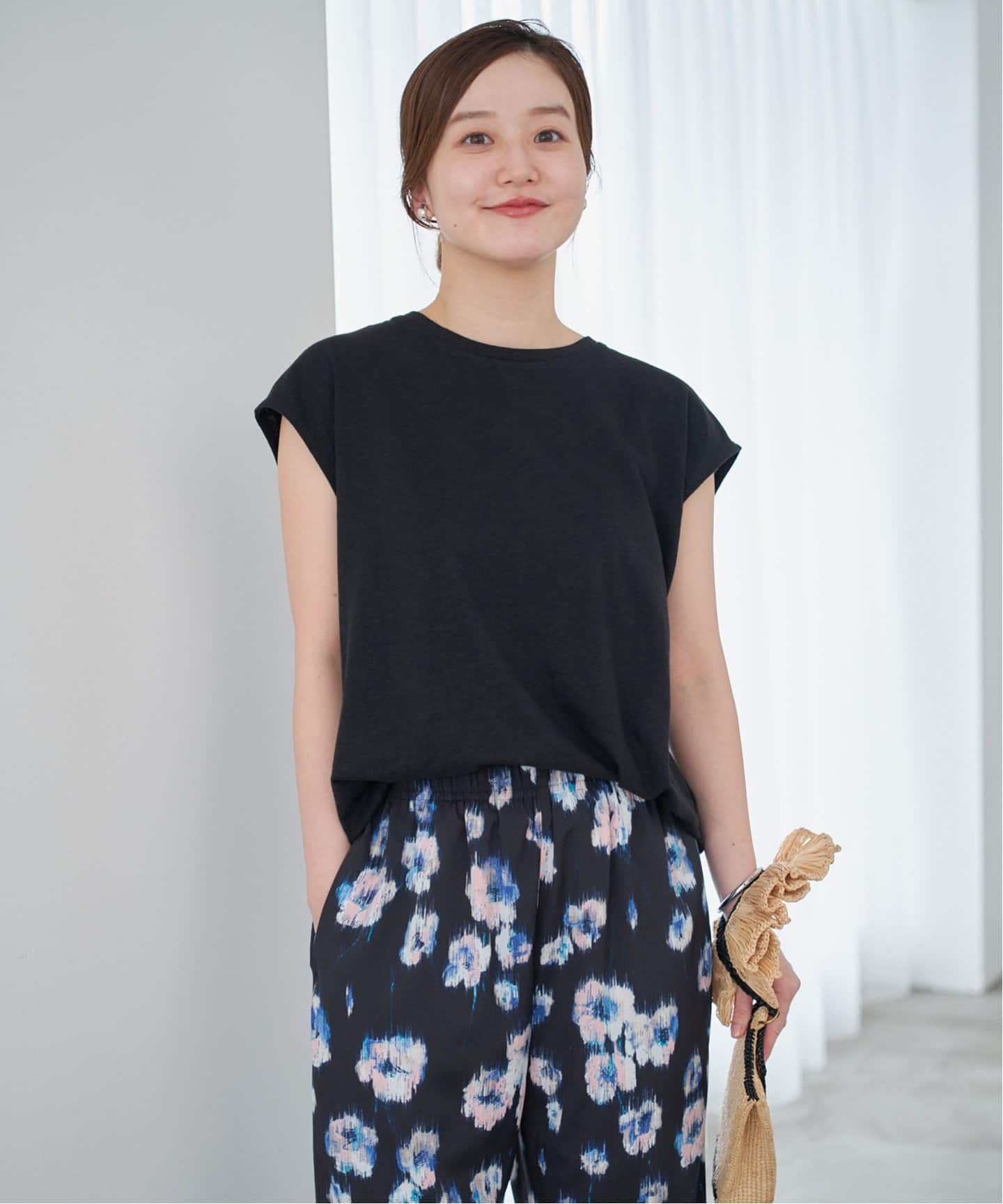 新品タグ付き IENAリネンコンバックノットプルオーバー リネンコンバックノットプルオーバー（Tシャツ／カットソー