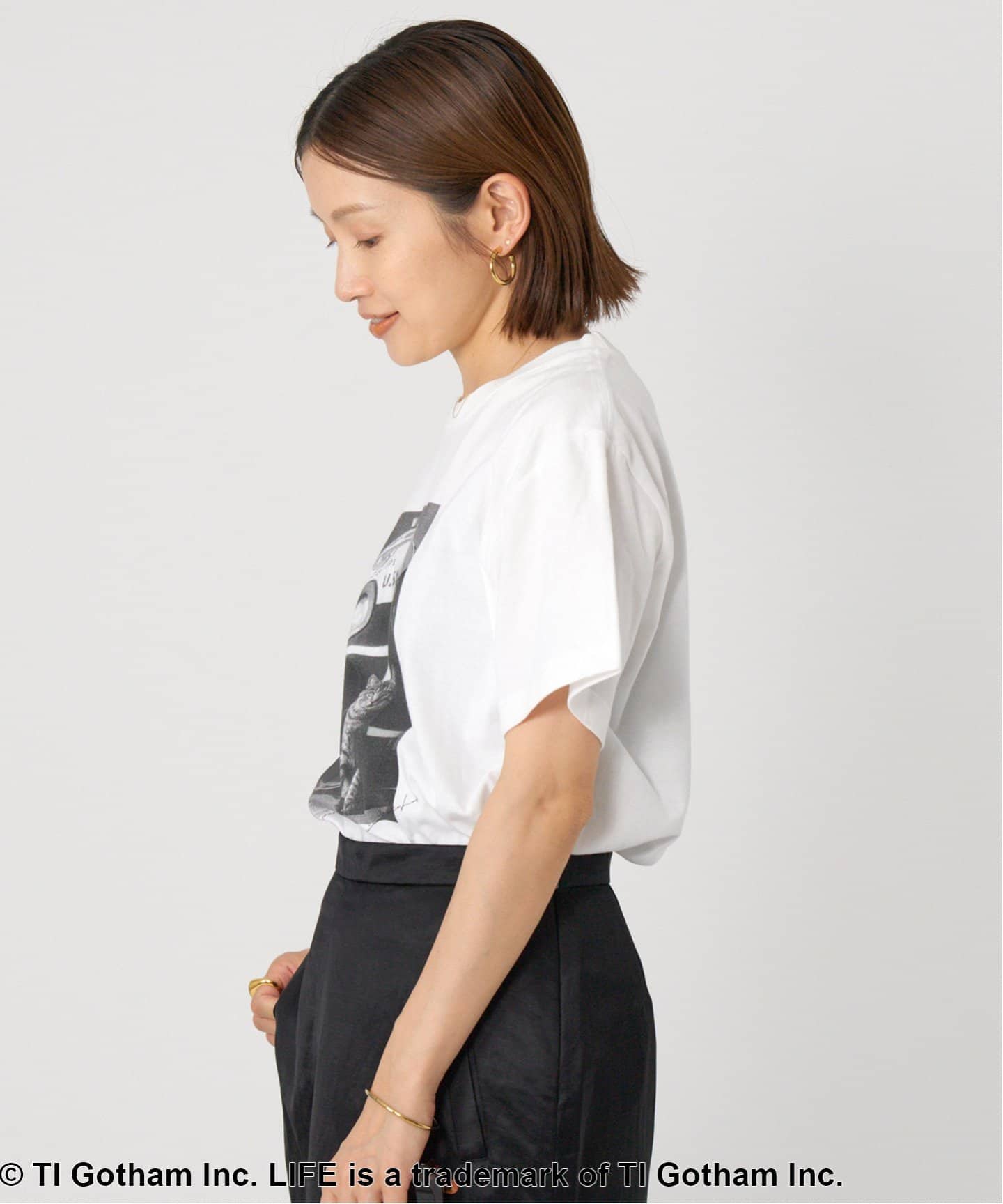 IENA - paris photo Tシャツ◆ IENA tシャツ LIFE PICTURE COLLECTION PHOTO Tシャツ