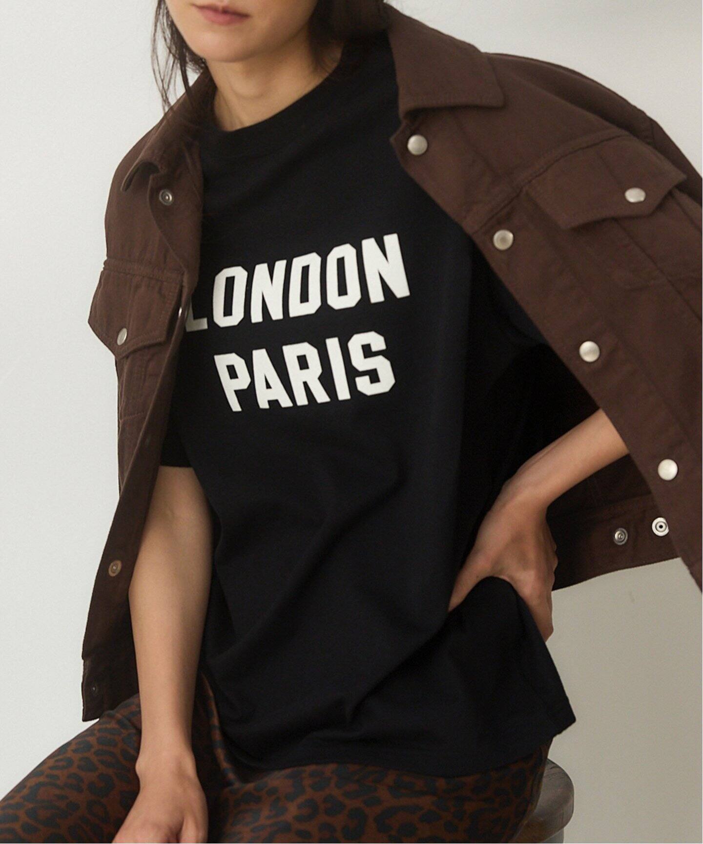 BLACK ロゴTシャツ（Tシャツ／カットソー）｜IENA（イエナ）の通販 