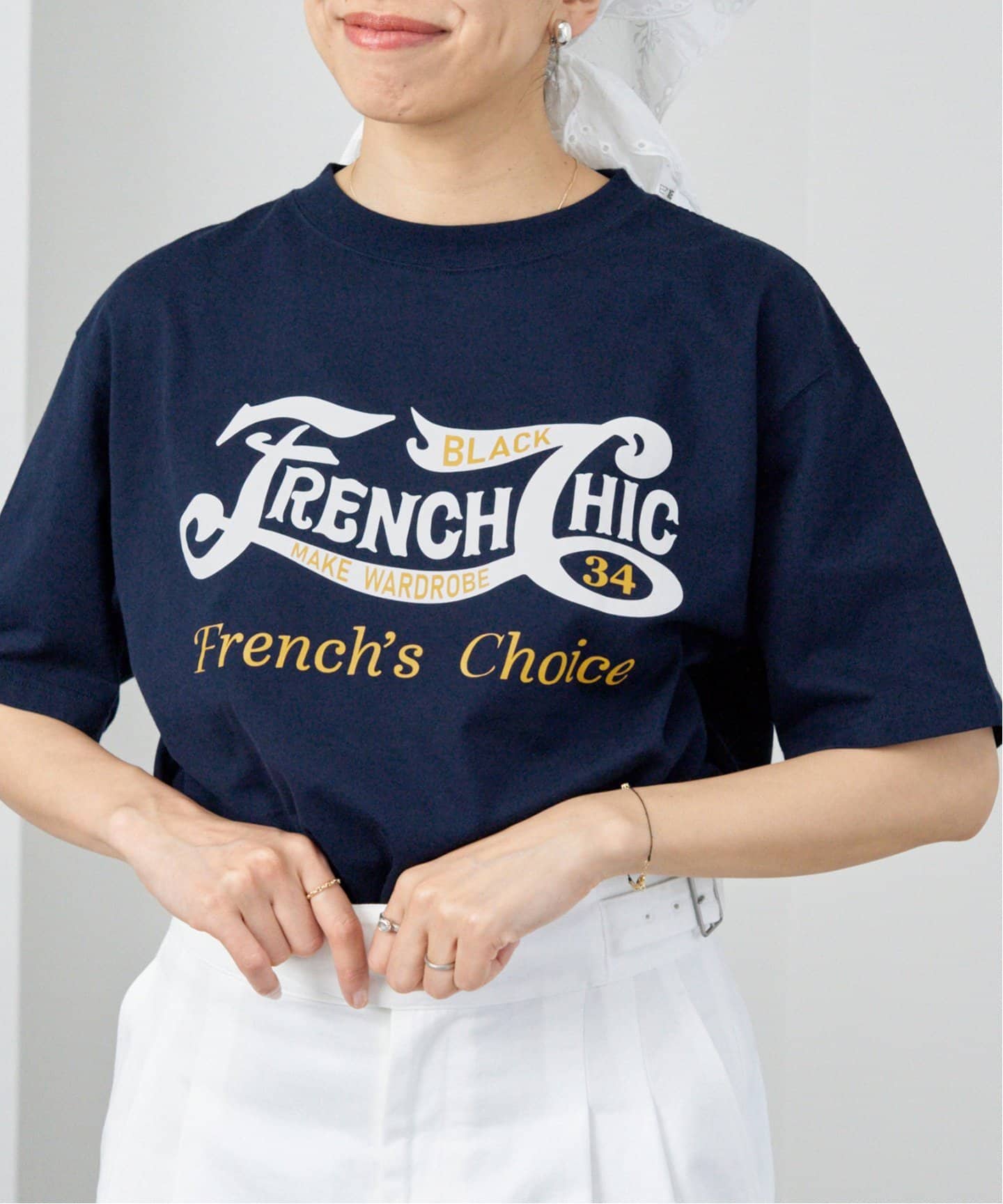 IENA BLACK フレンチクックTシャツ IENA｜BLACK フレンチクック Tシャツ | Rakuten Fashion(楽天