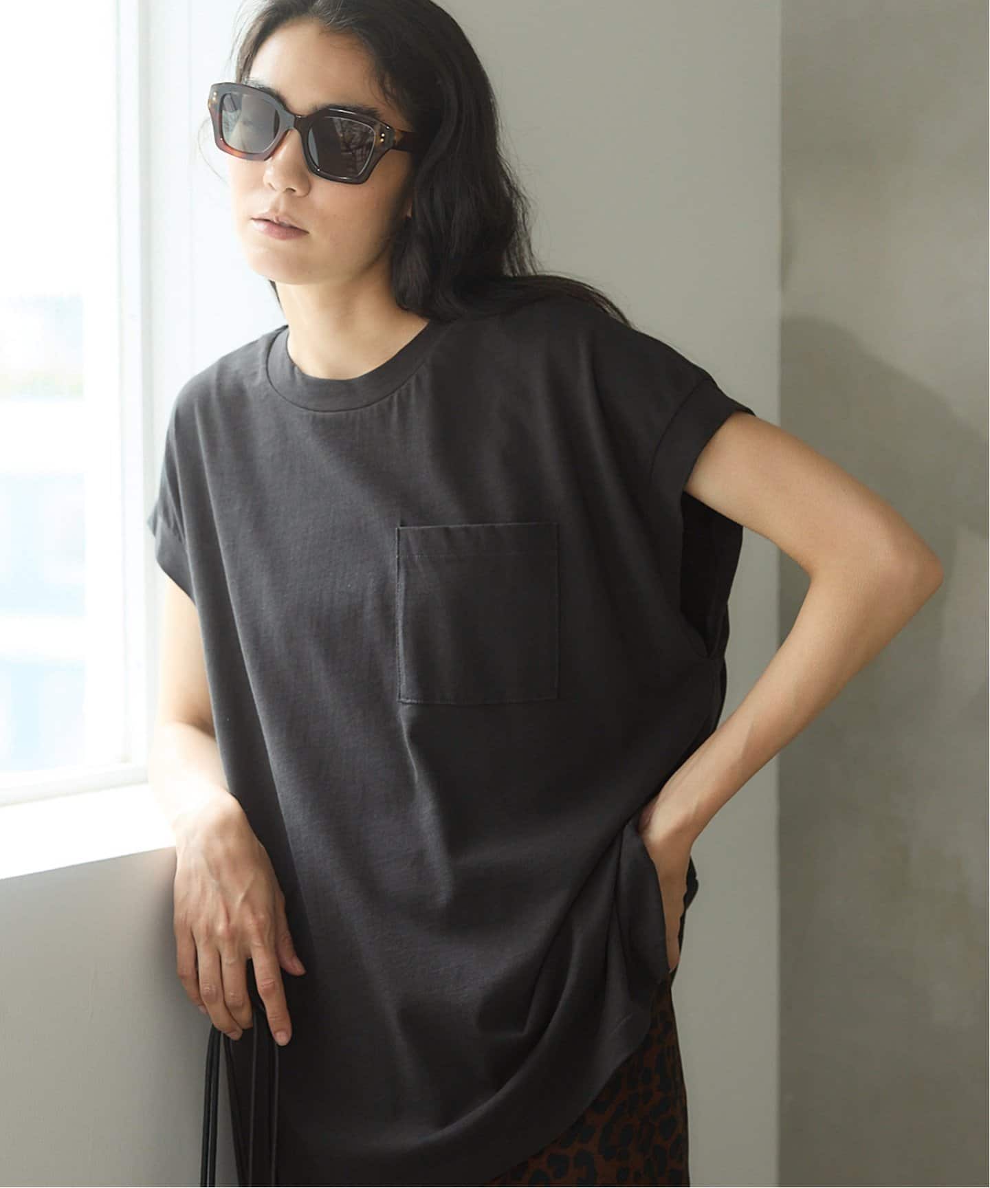 BLACK ポケットTシャツ（Tシャツ／カットソー）｜IENA（イエナ）の通販