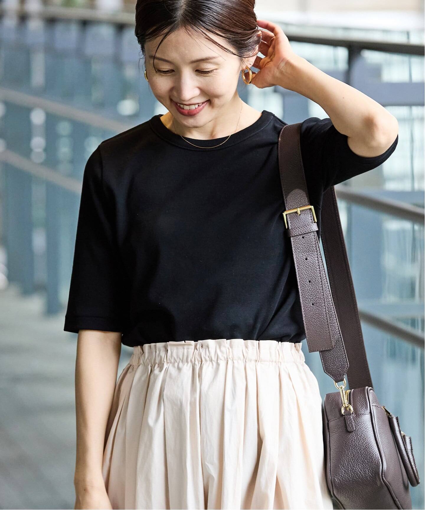 IENA イエナ　コットンフライスハーフスリーブプルオーバー 追加2》コットンフライスハーフスリーブプルオーバー（Tシャツ