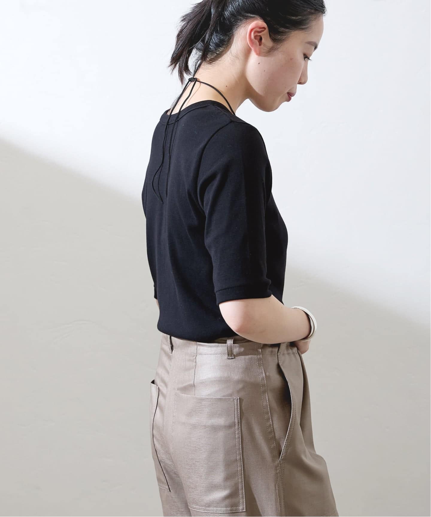 IENA イエナ　コットンフライスハーフスリーブプルオーバー 追加2》コットンフライスハーフスリーブプルオーバー（Tシャツ