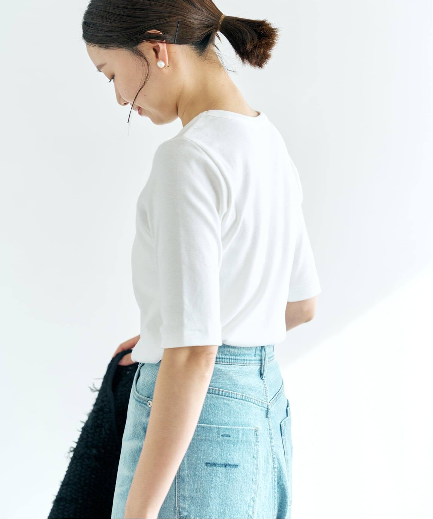 IENA イエナ　コットンフライスハーフスリーブプルオーバー 追加2》コットンフライスハーフスリーブプルオーバー（Tシャツ