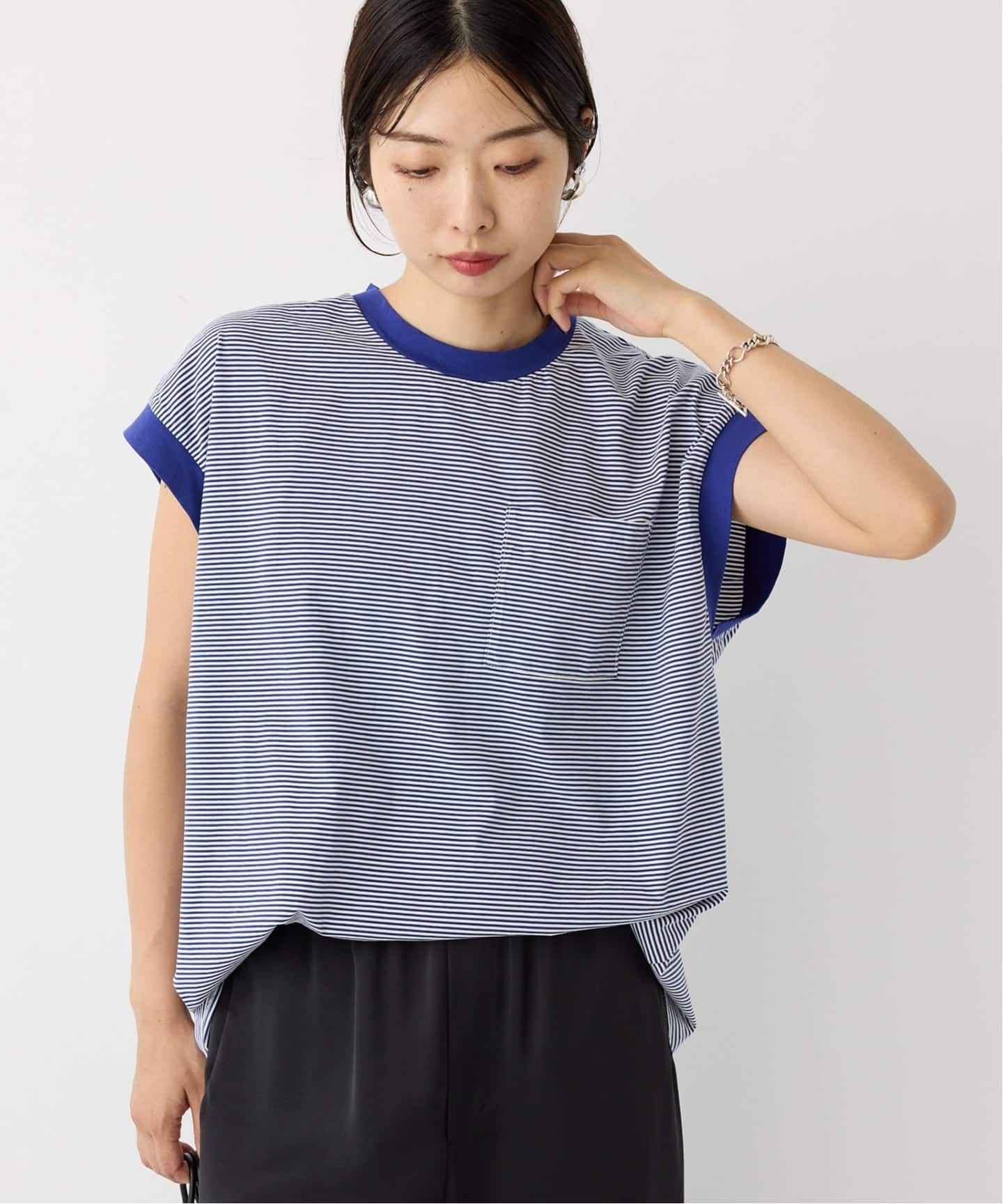 追加》BLACK ポケットTシャツ（Tシャツ／カットソー）｜IENA