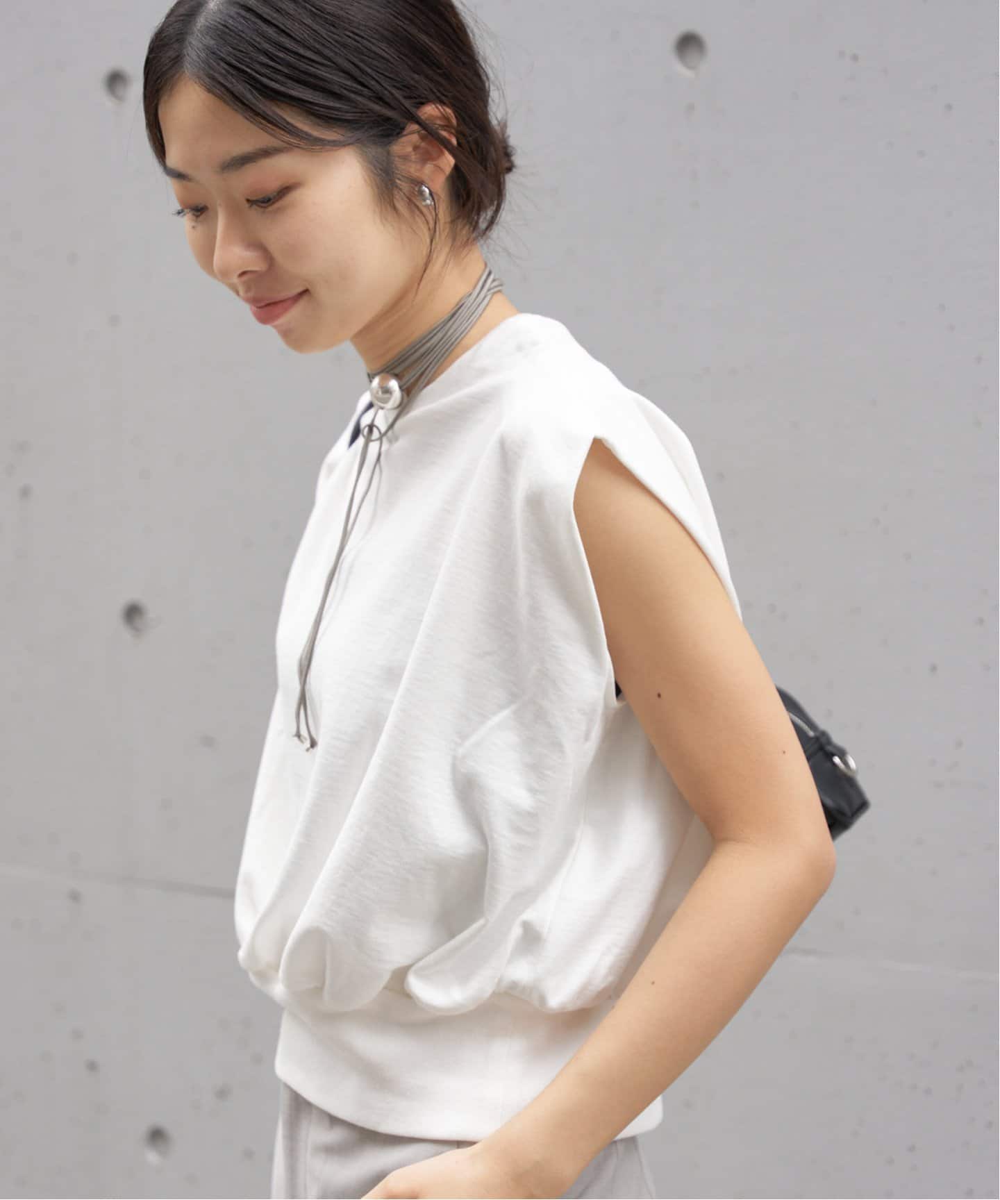 裏毛ノースリーブプルオーバー（Tシャツ／カットソー）｜IENA