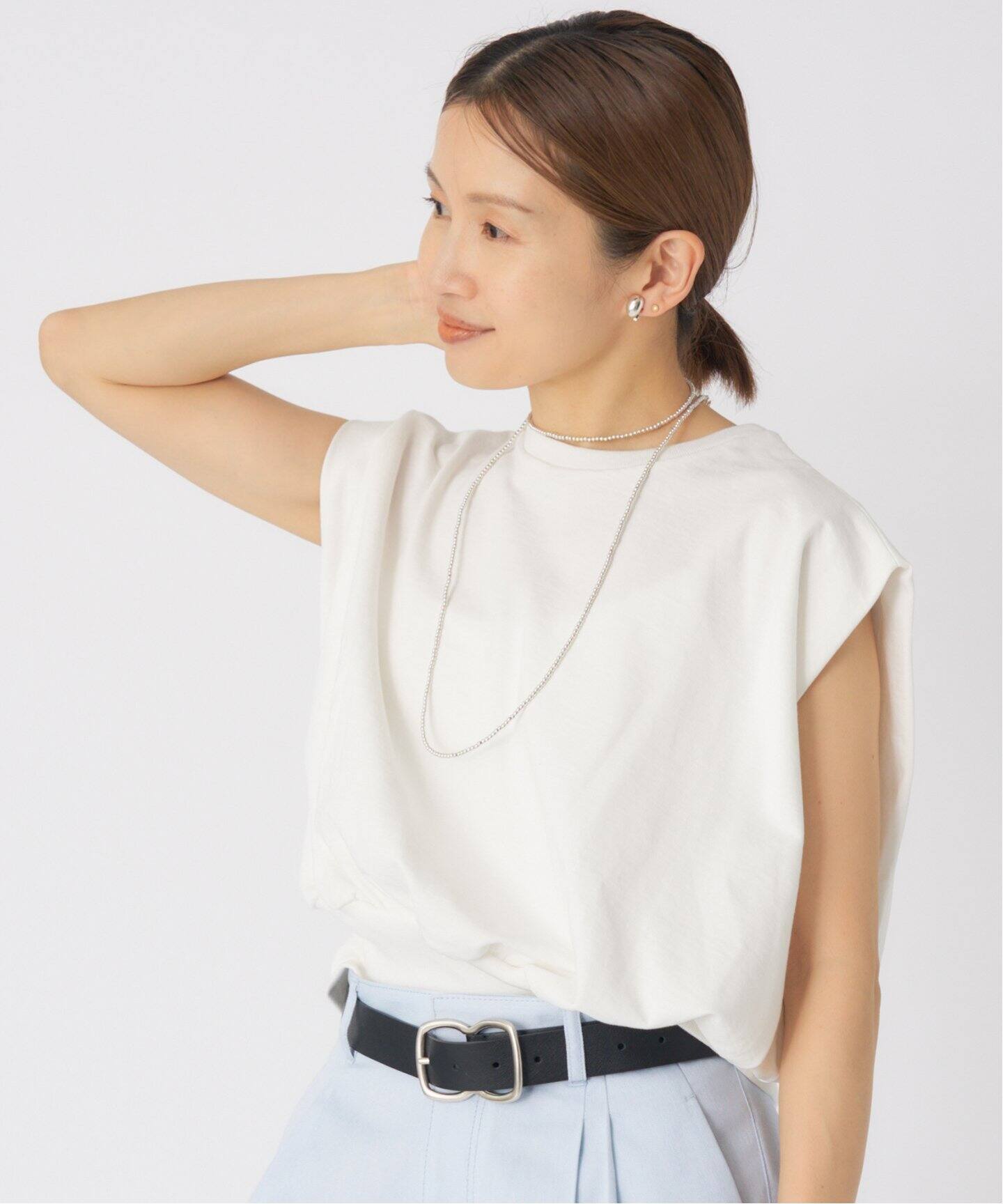裏毛ノースリーブプルオーバー（Tシャツ／カットソー）｜IENA（イエナ